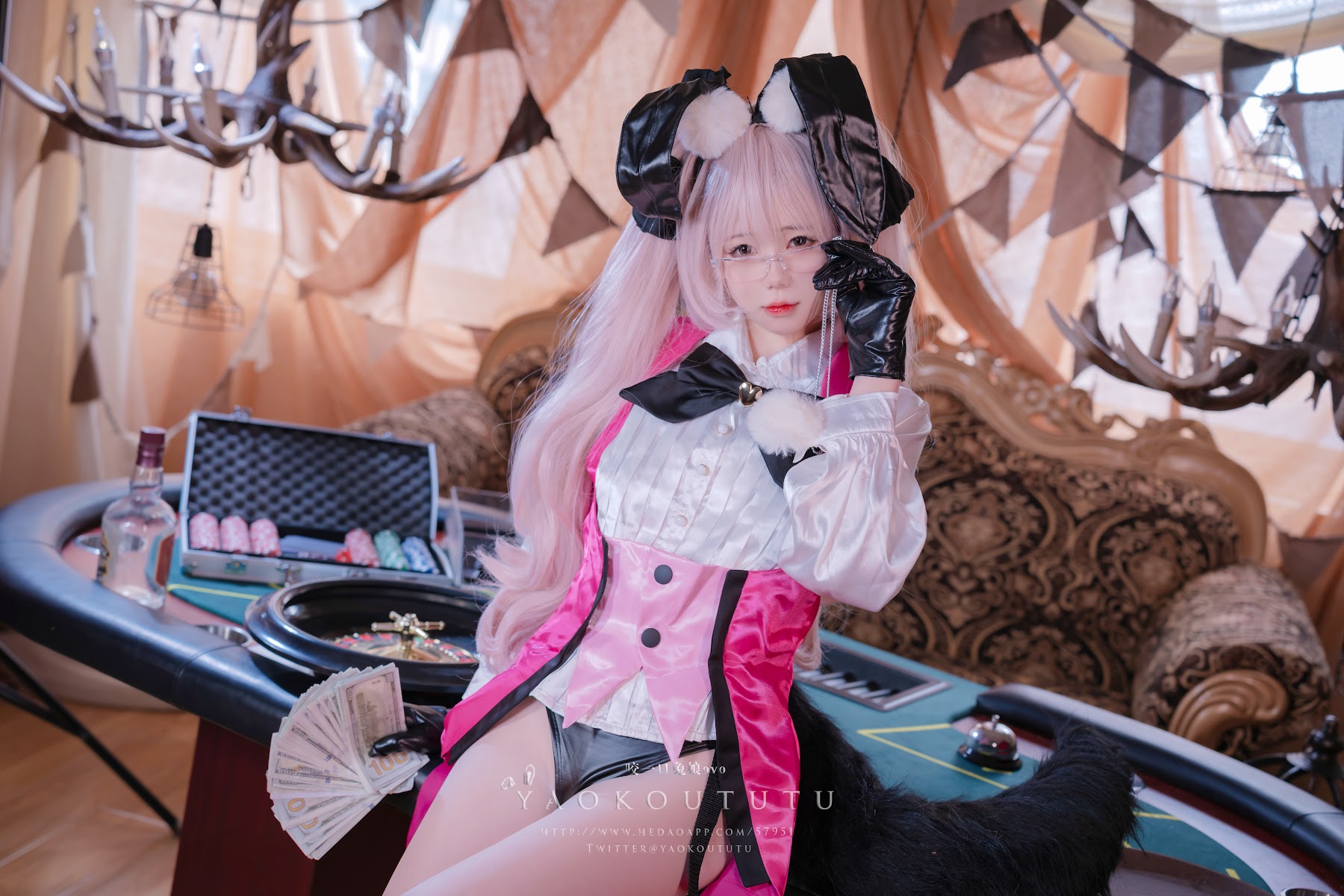 Coser@黏黏团子兔 – 六月订阅『高扬斯卡娅兔女郎』小剧场 - P23