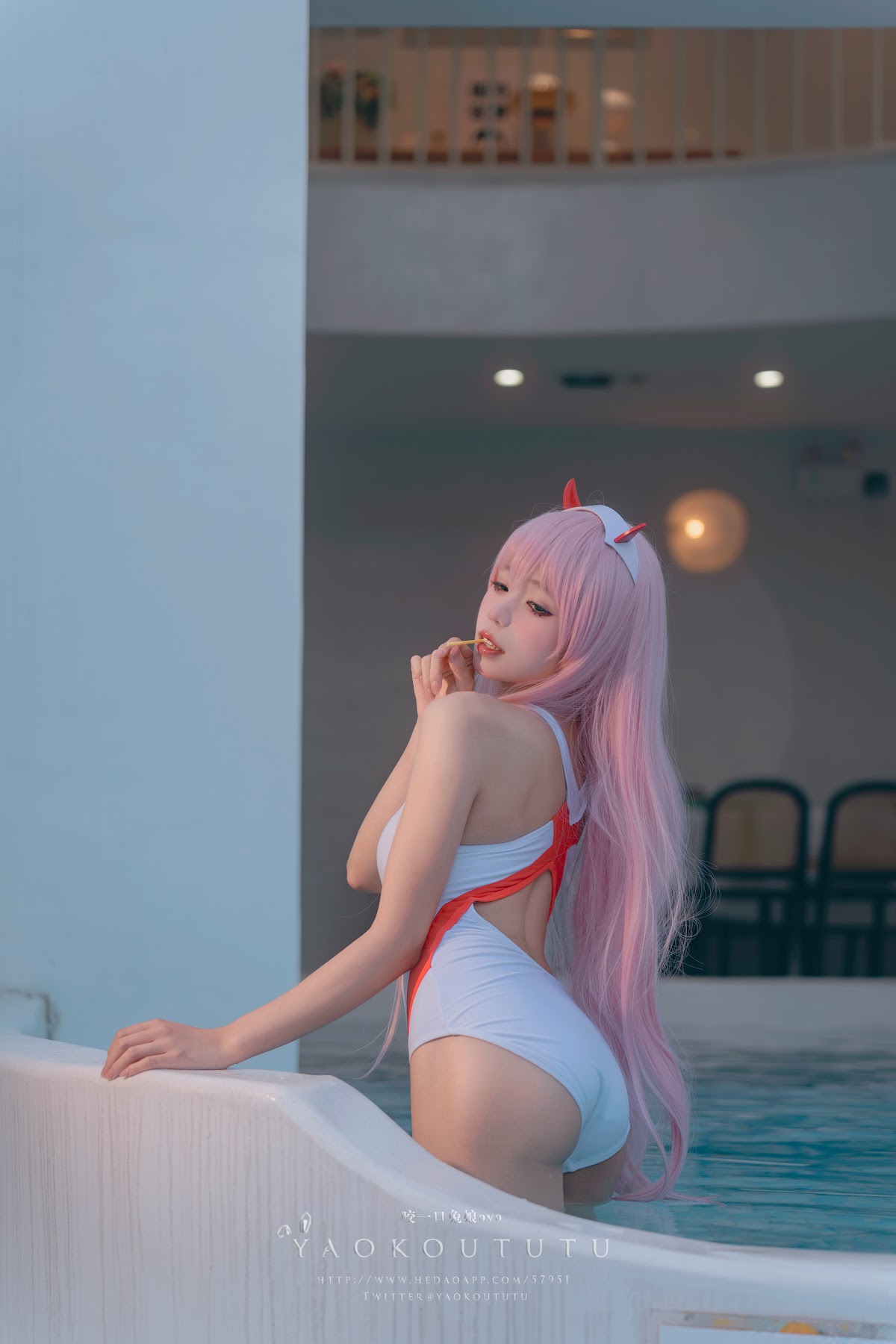 Coser@黏黏团子兔 – 国家队02泳装Pretty - P5