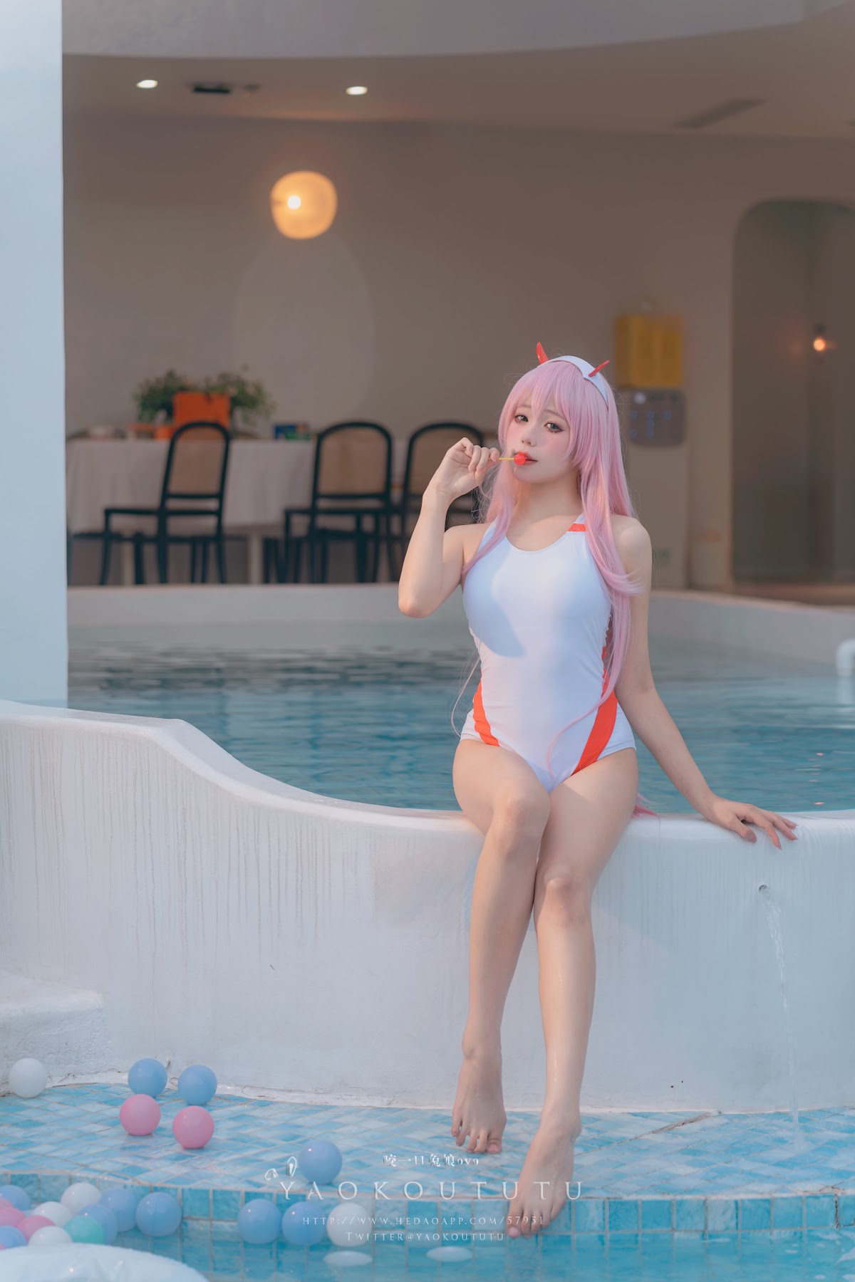 Coser@黏黏团子兔 – 国家队02泳装Pretty - P6