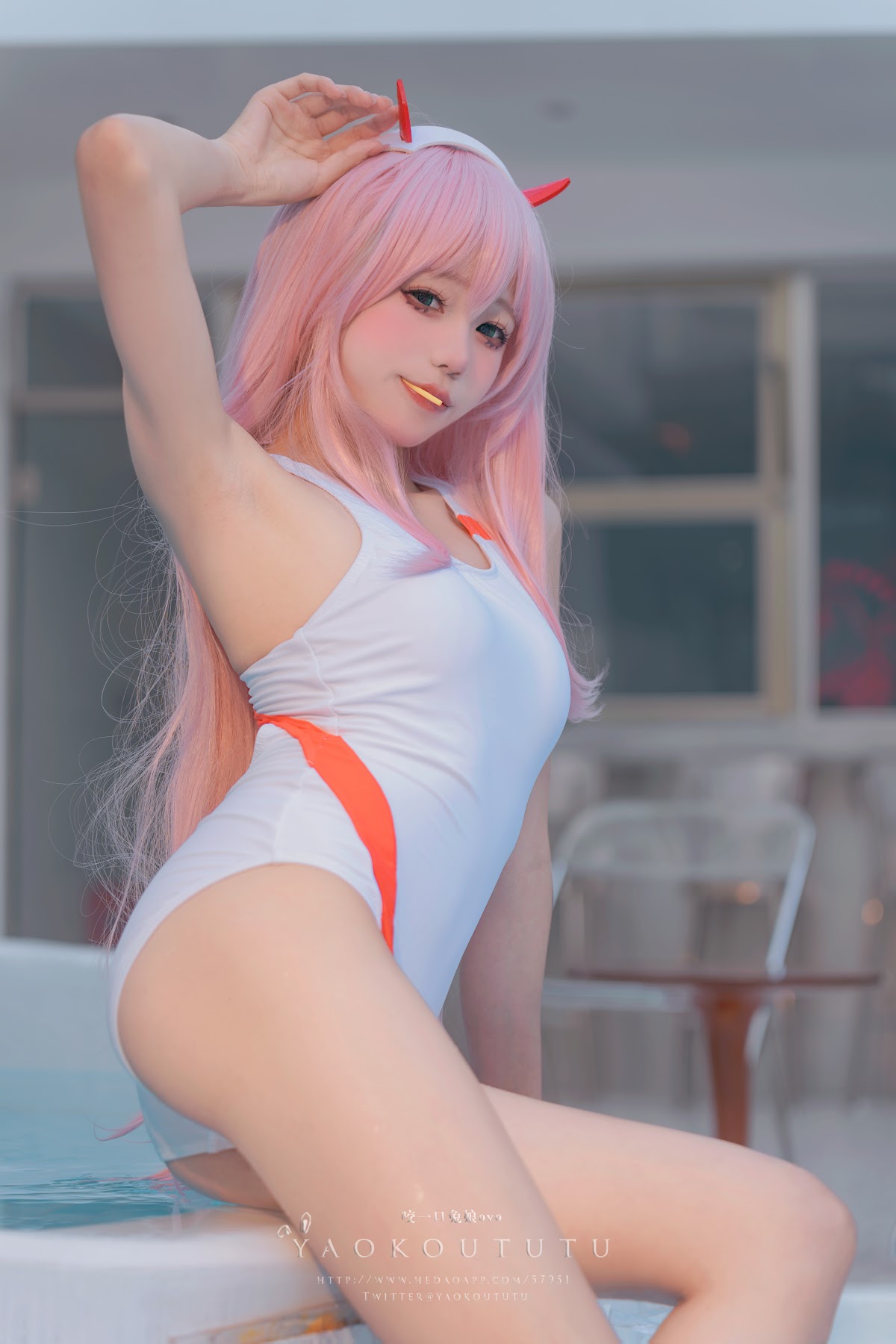 Coser@黏黏团子兔 – 国家队02泳装Pretty - P8