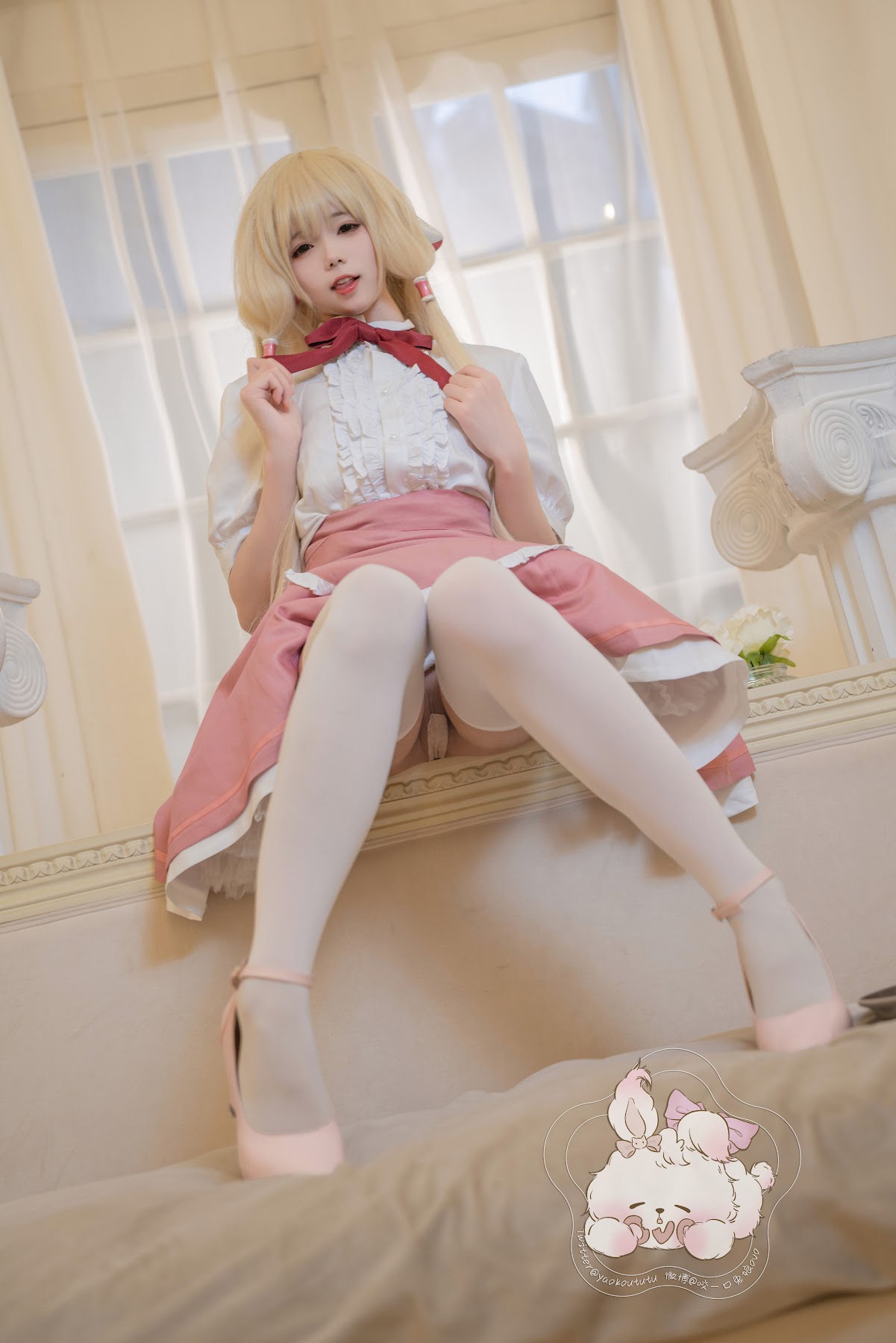 Coser@黏黏团子兔 – 女仆小叽 - P40