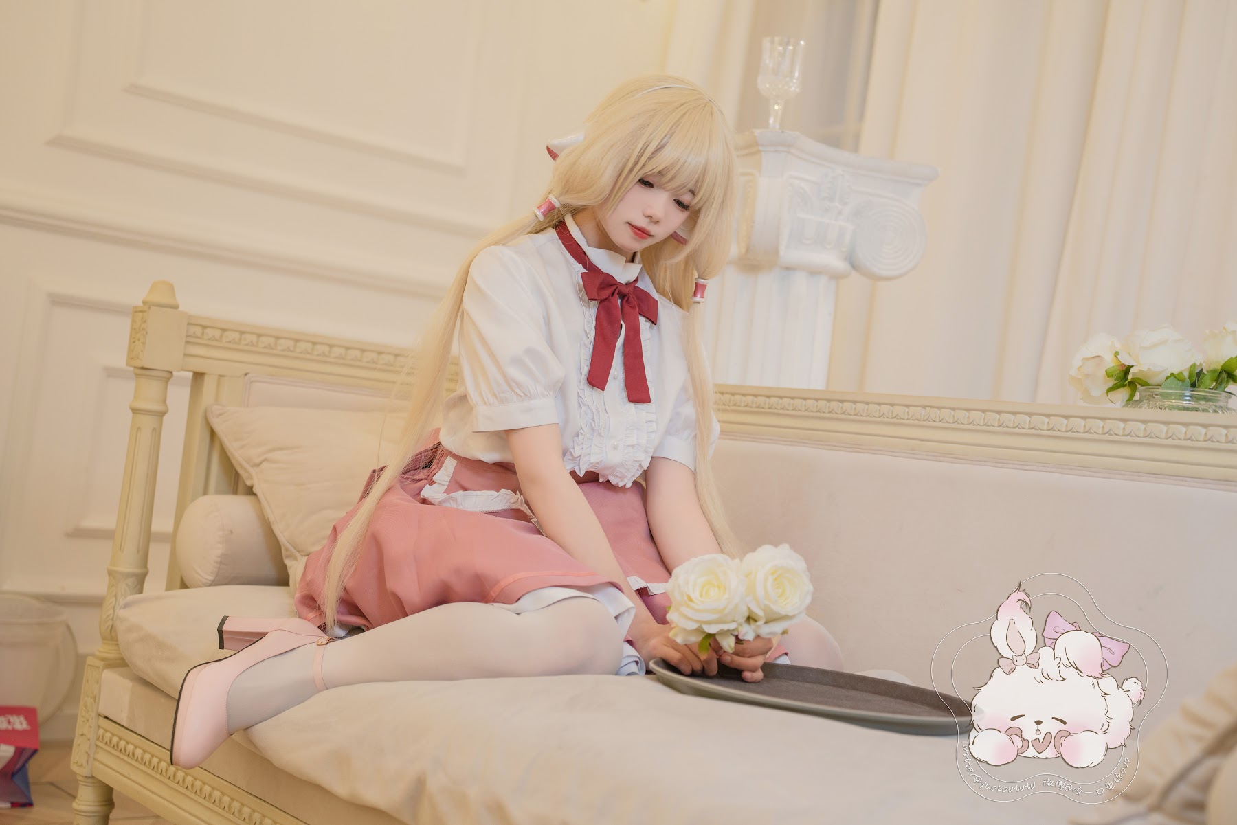 Coser@黏黏团子兔 – 女仆小叽 - P44