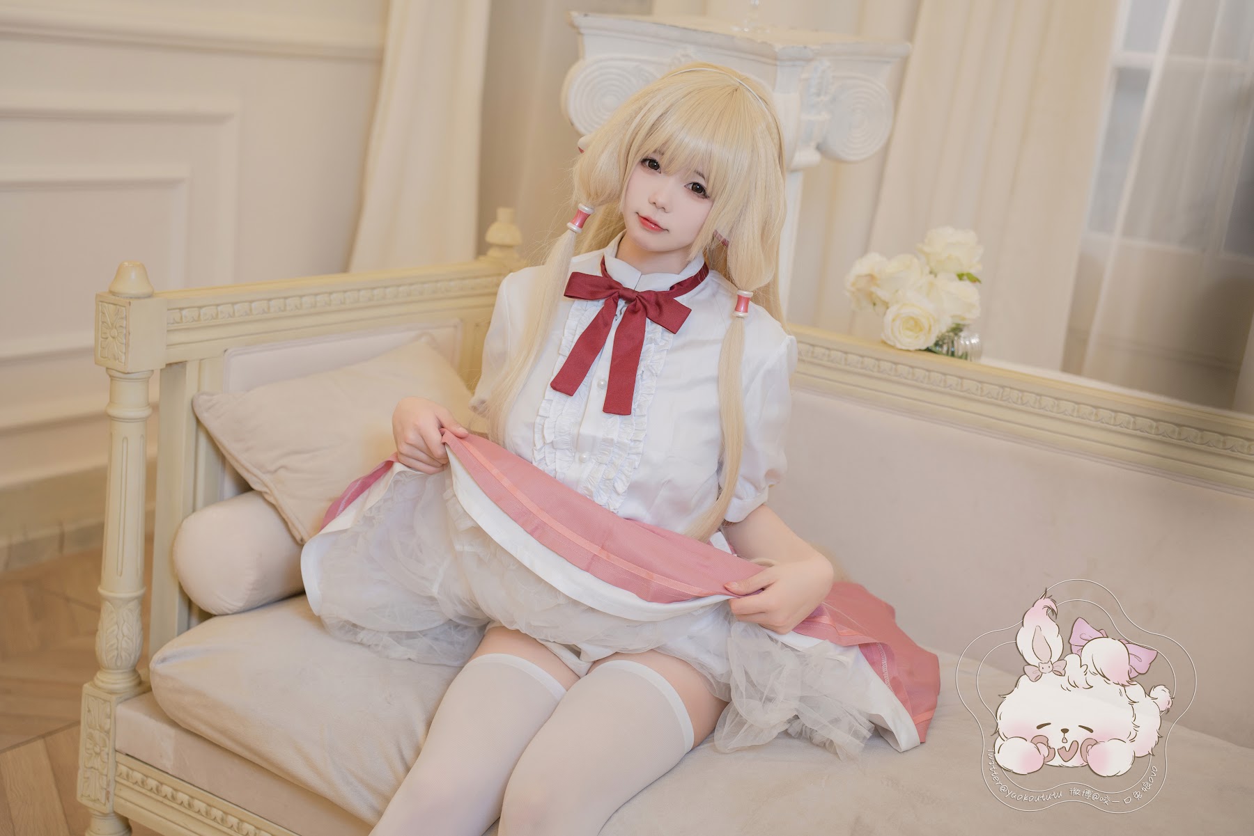 Coser@黏黏团子兔 – 女仆小叽 - P50