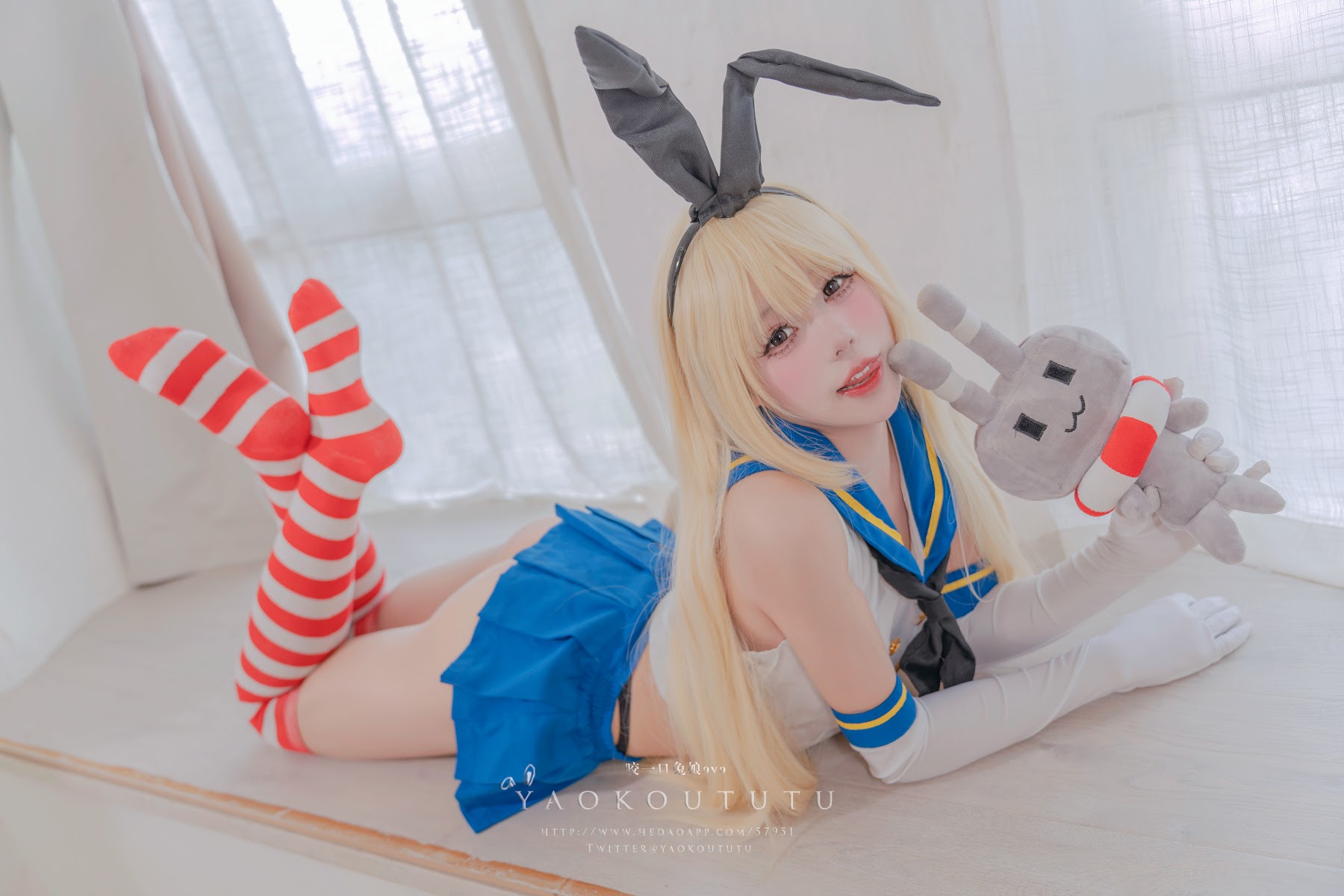 Coser@黏黏团子兔 – 岛风的修整&Twice - P9