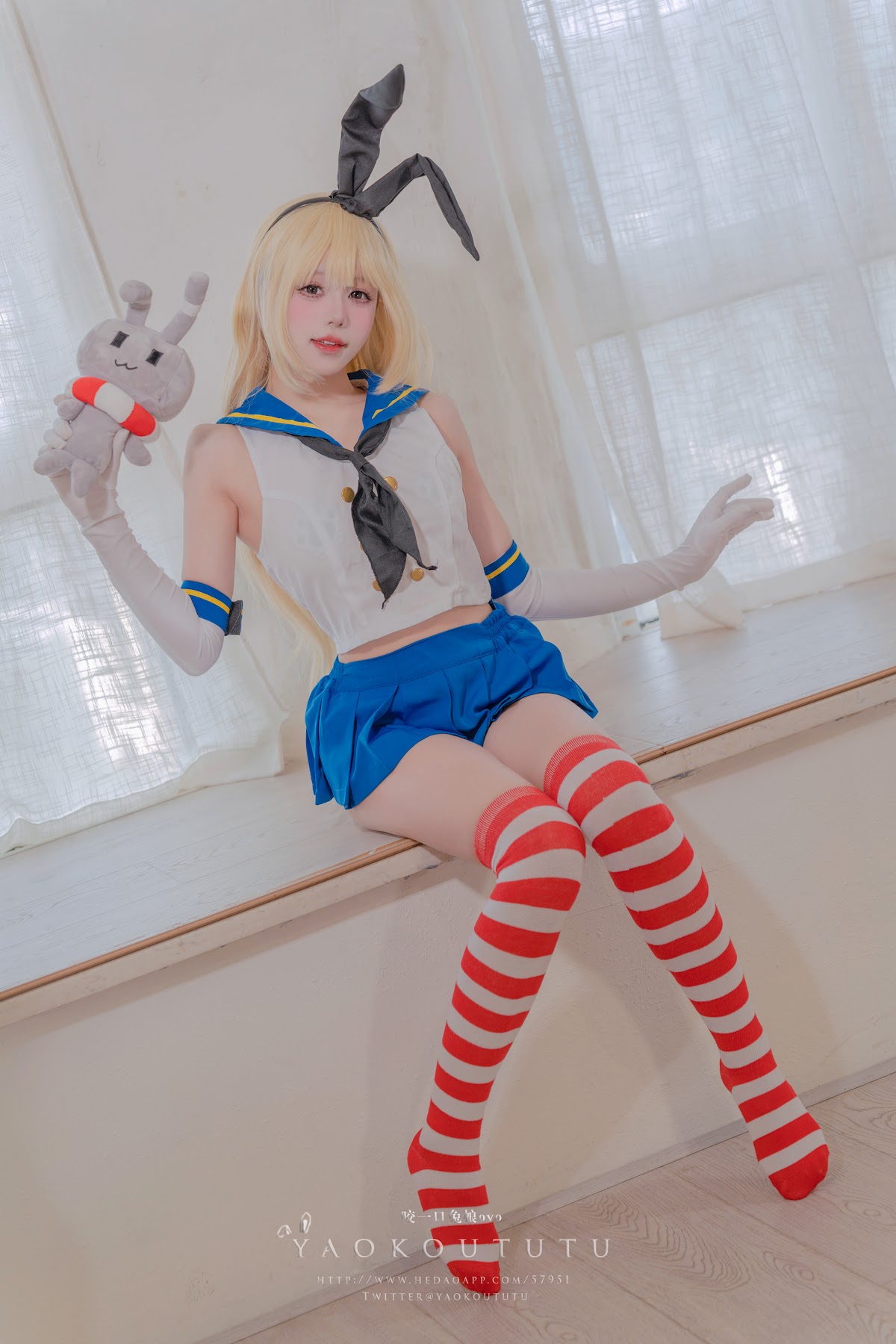 Coser@黏黏团子兔 – 岛风的修整&Twice - P17