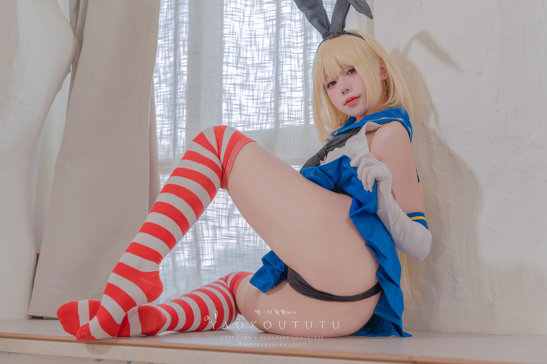 Coser@黏黏团子兔 – 岛风的修整&Twice - P19