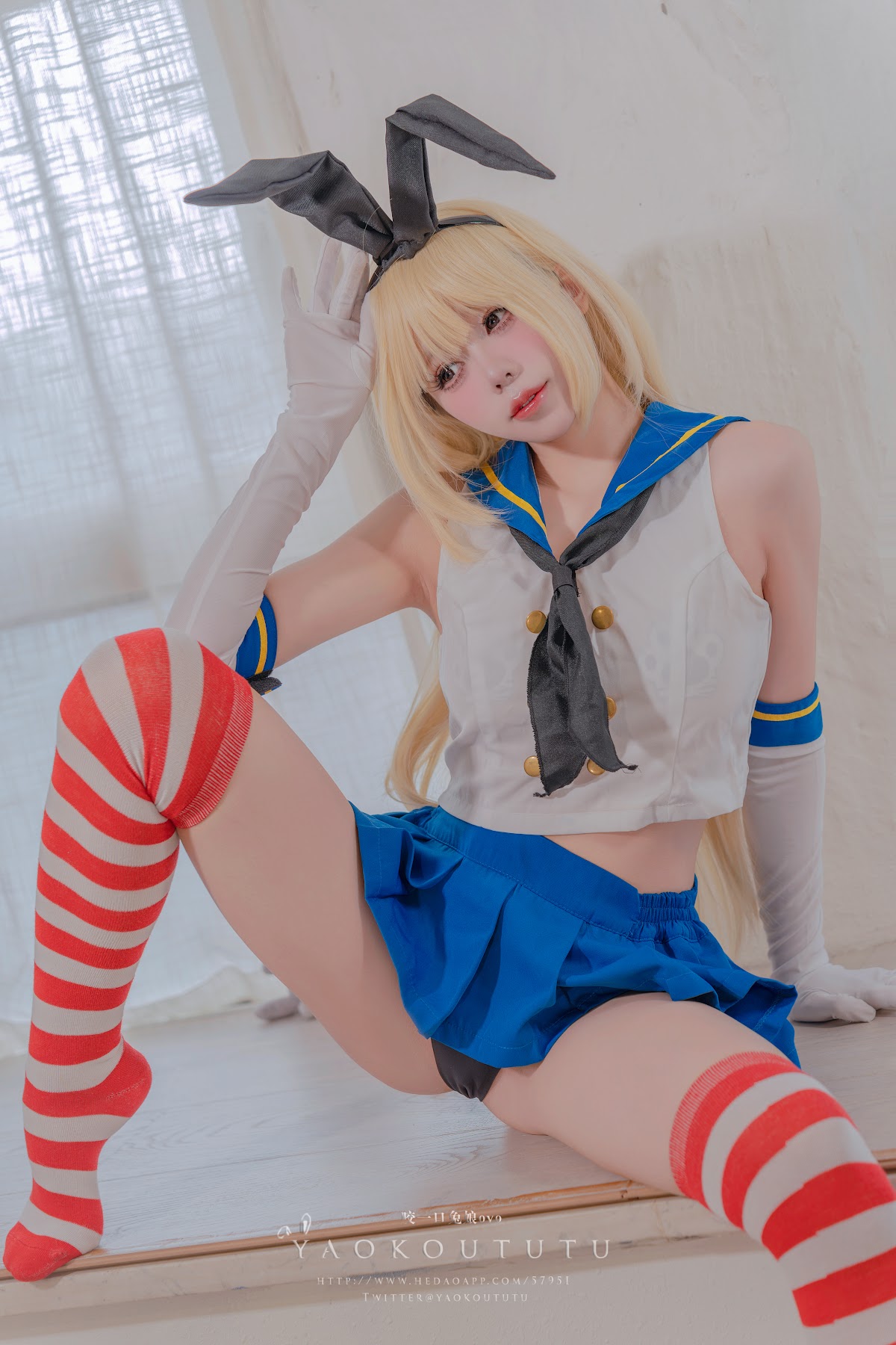 Coser@黏黏团子兔 – 岛风的修整&Twice - P21