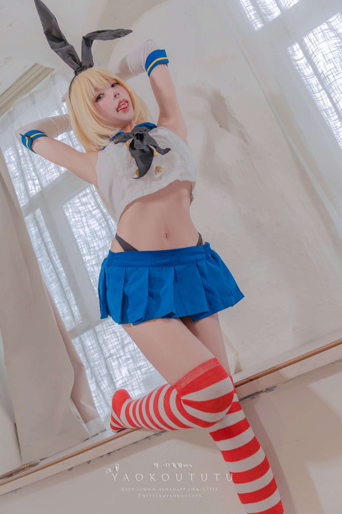 Coser@黏黏团子兔 – 岛风的修整&Twice - P22