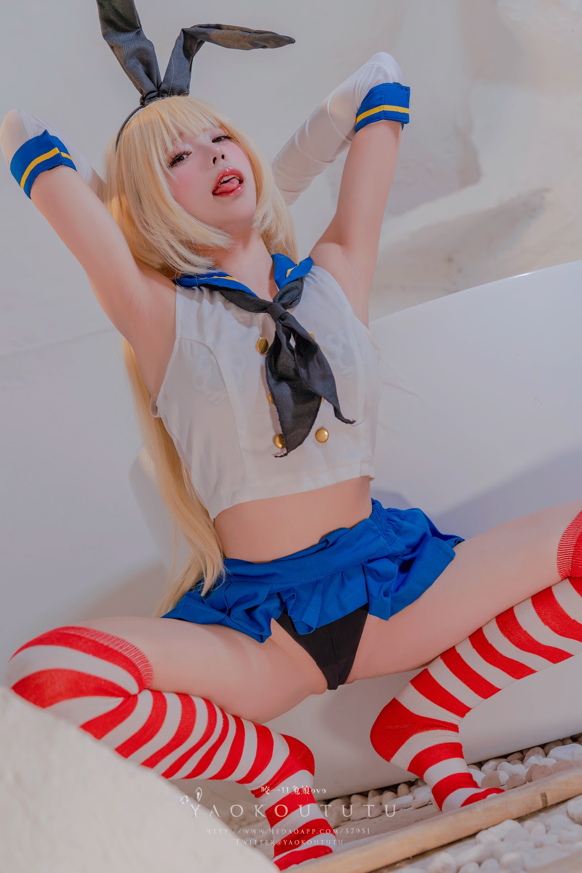 Coser@黏黏团子兔 – 岛风的修整&Twice - P30