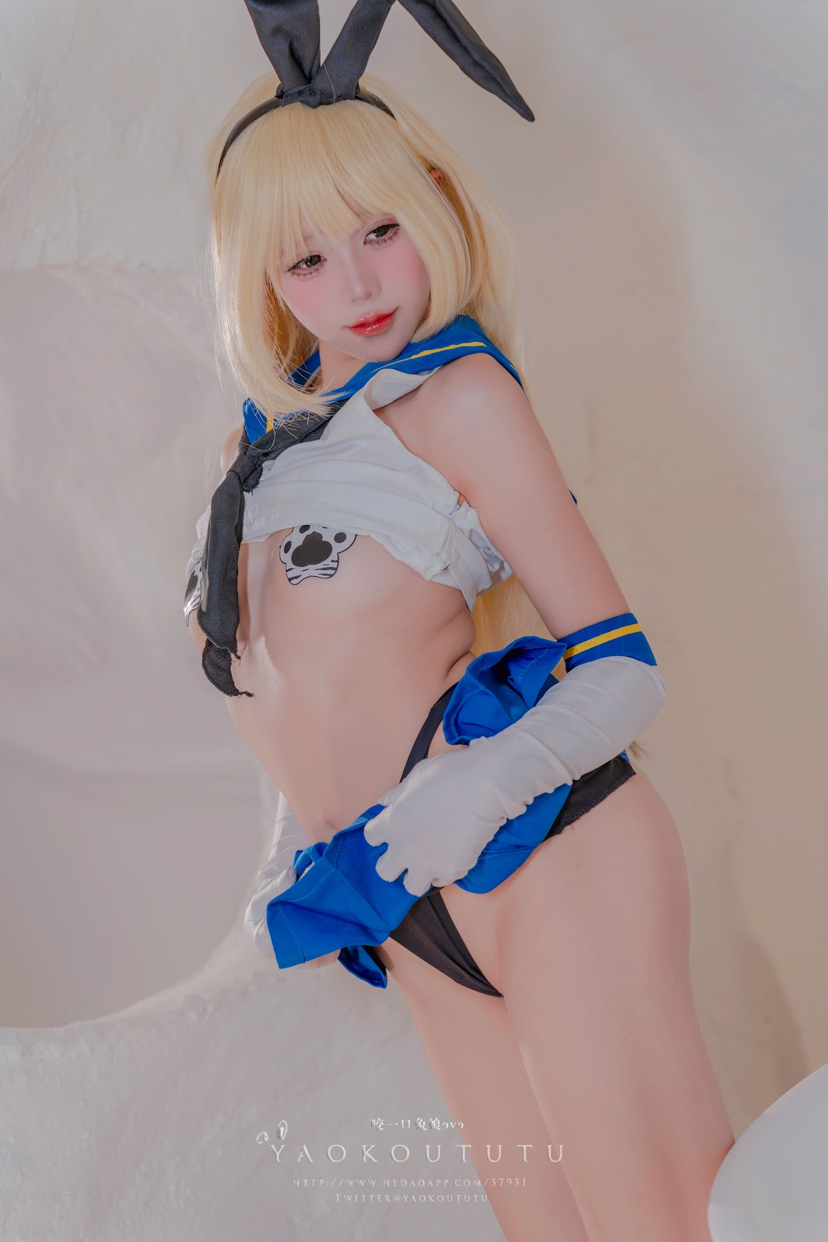 Coser@黏黏团子兔 – 岛风的修整&Twice - P39