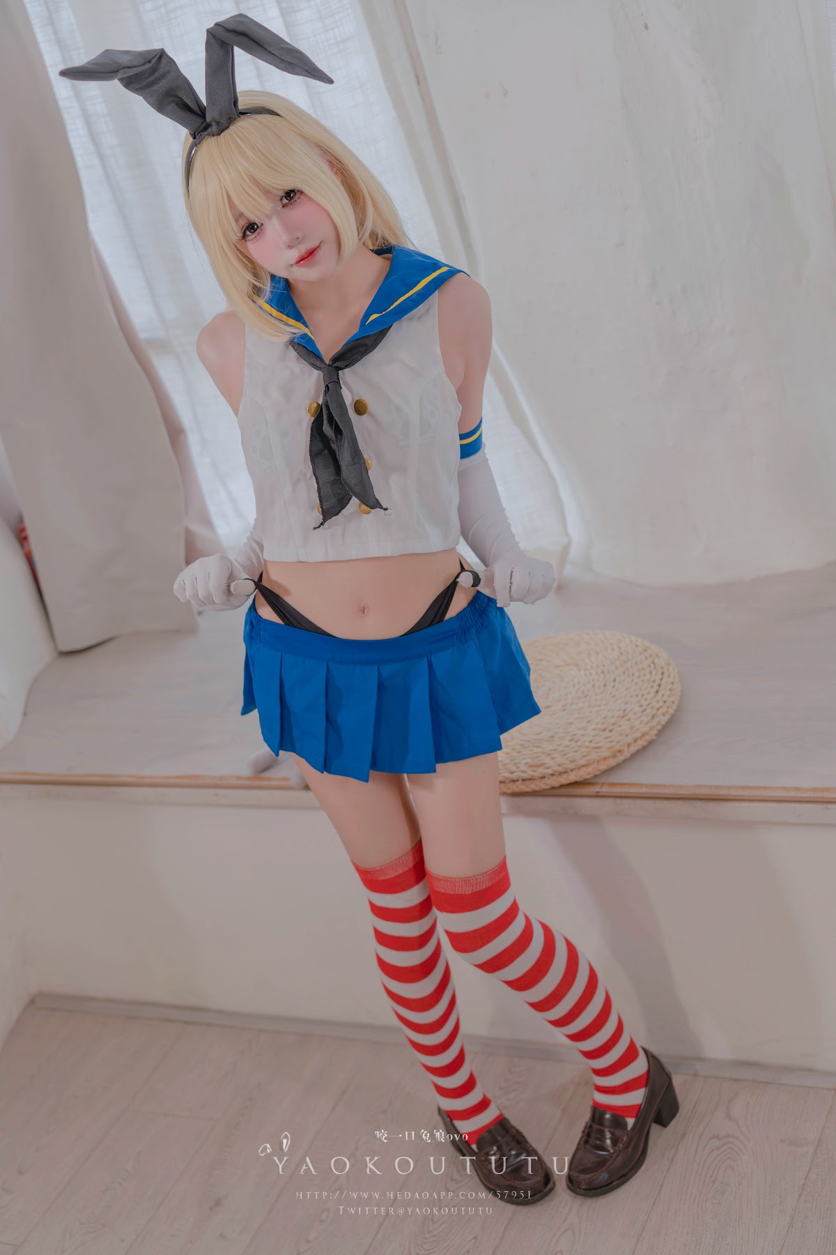 Coser@黏黏团子兔 – 岛风的修整&Twice - P74