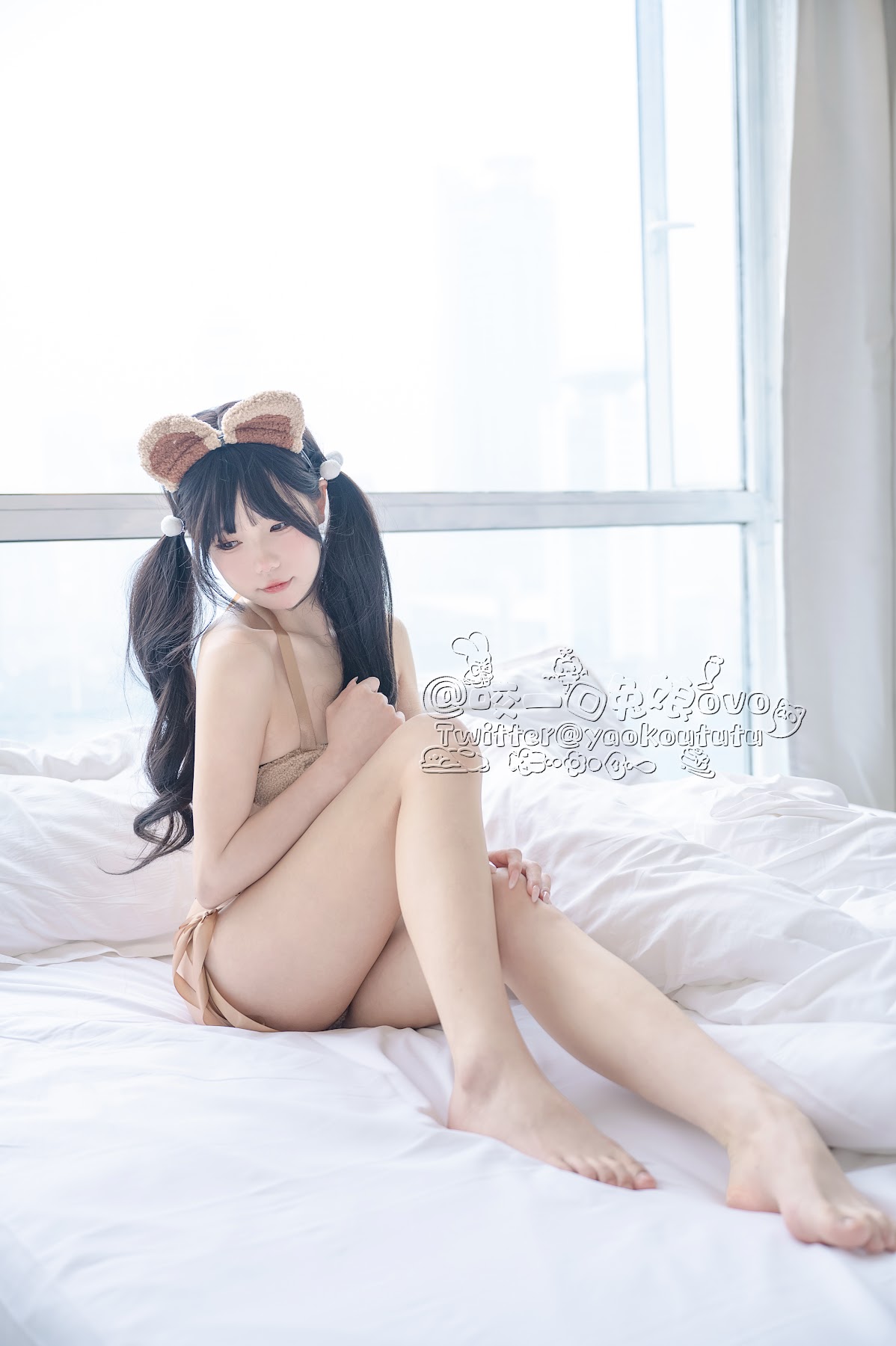 Coser@黏黏团子兔 – 小熊睡衣 - P17