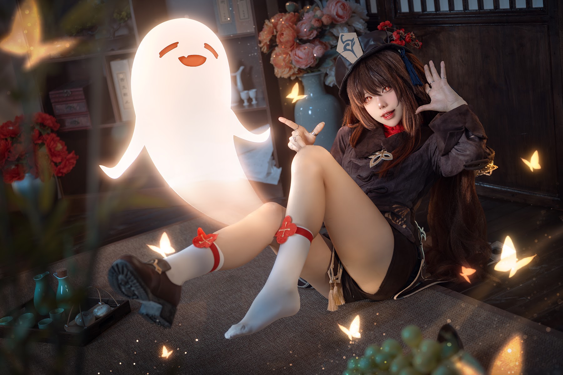 Coser@黏黏团子兔 – 往生堂堂主胡桃&ミチノチモシーキミノキモチ - P34
