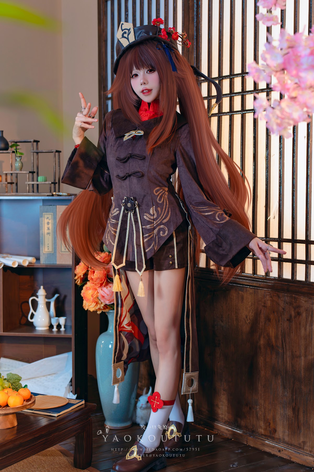 Coser@黏黏团子兔 – 往生堂堂主胡桃&ミチノチモシーキミノキモチ - P52