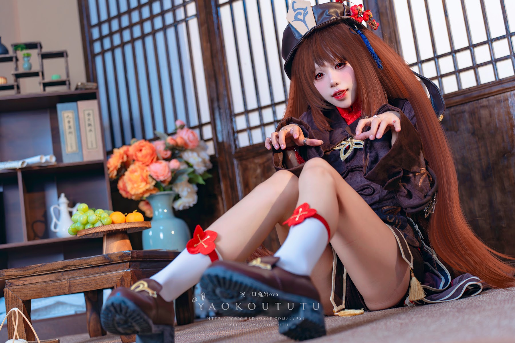 Coser@黏黏团子兔 – 往生堂堂主胡桃&ミチノチモシーキミノキモチ - P57