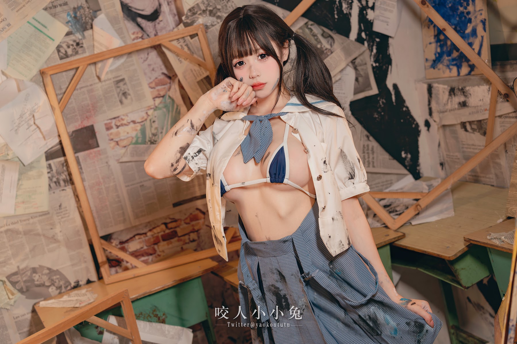 Coser@黏黏团子兔 – 未成名画作 - P35