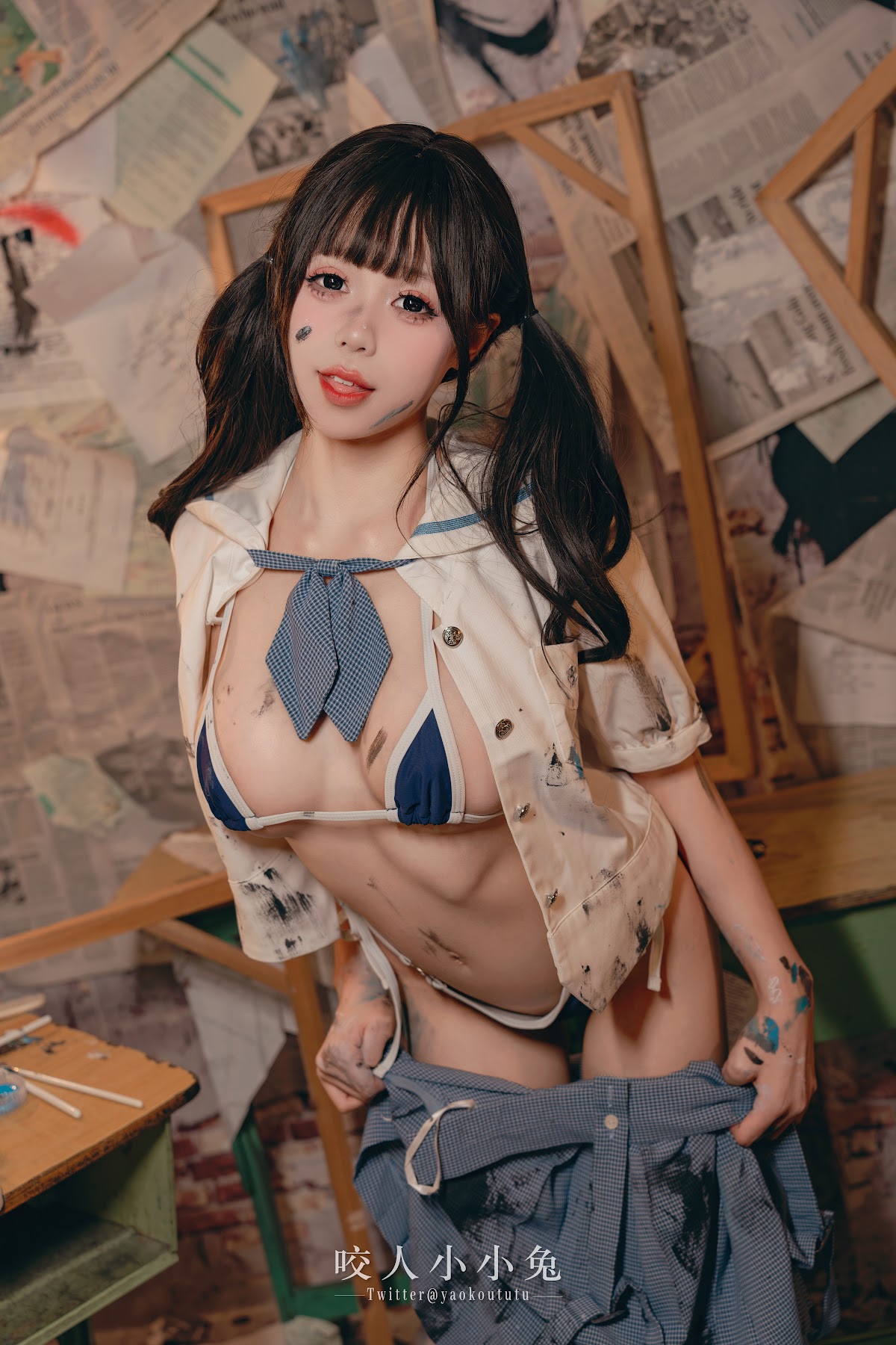 Coser@黏黏团子兔 – 未成名画作 - P36