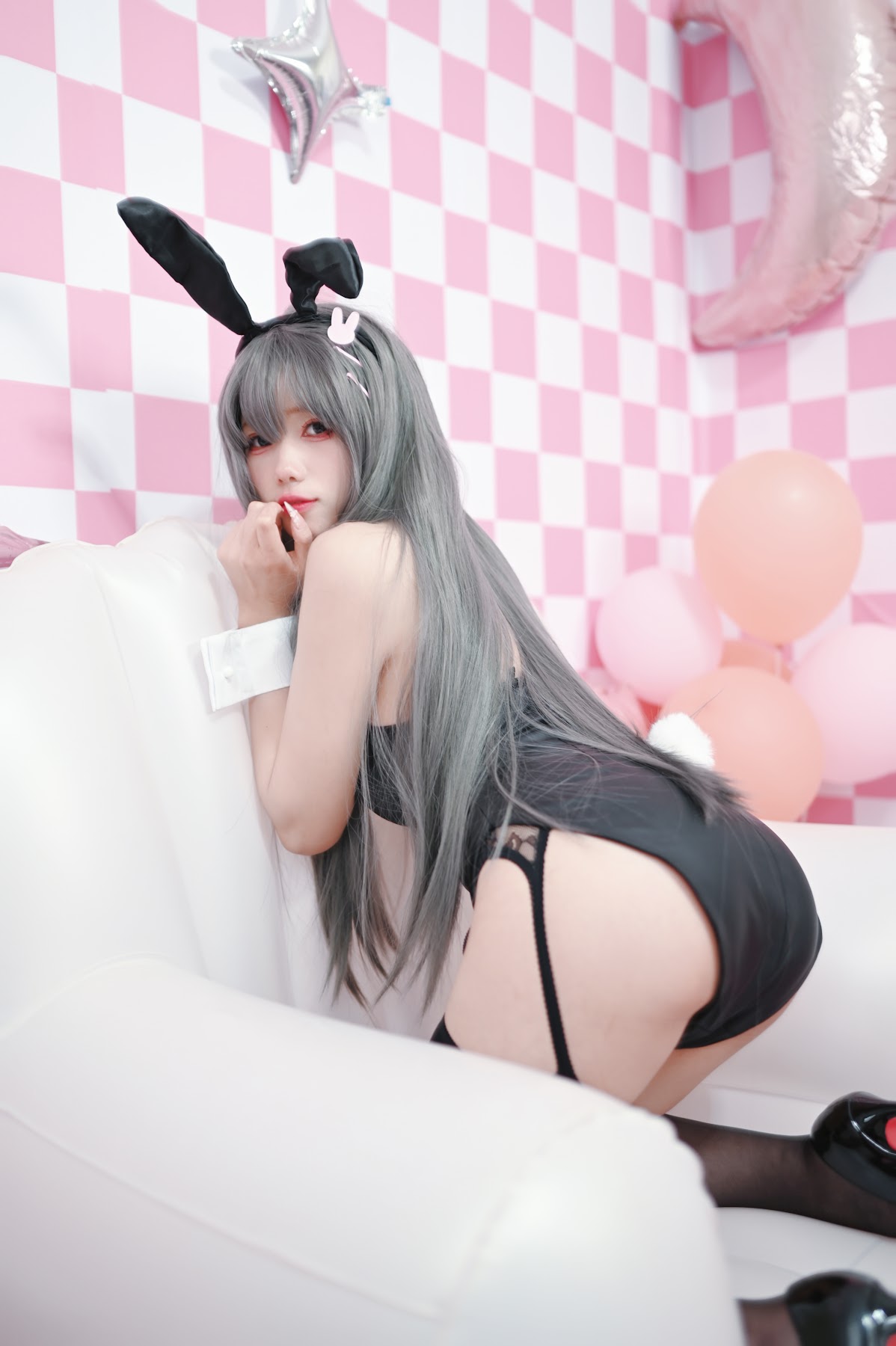 Coser@黏黏团子兔 – 樱岛麻衣兔女郎 - P1