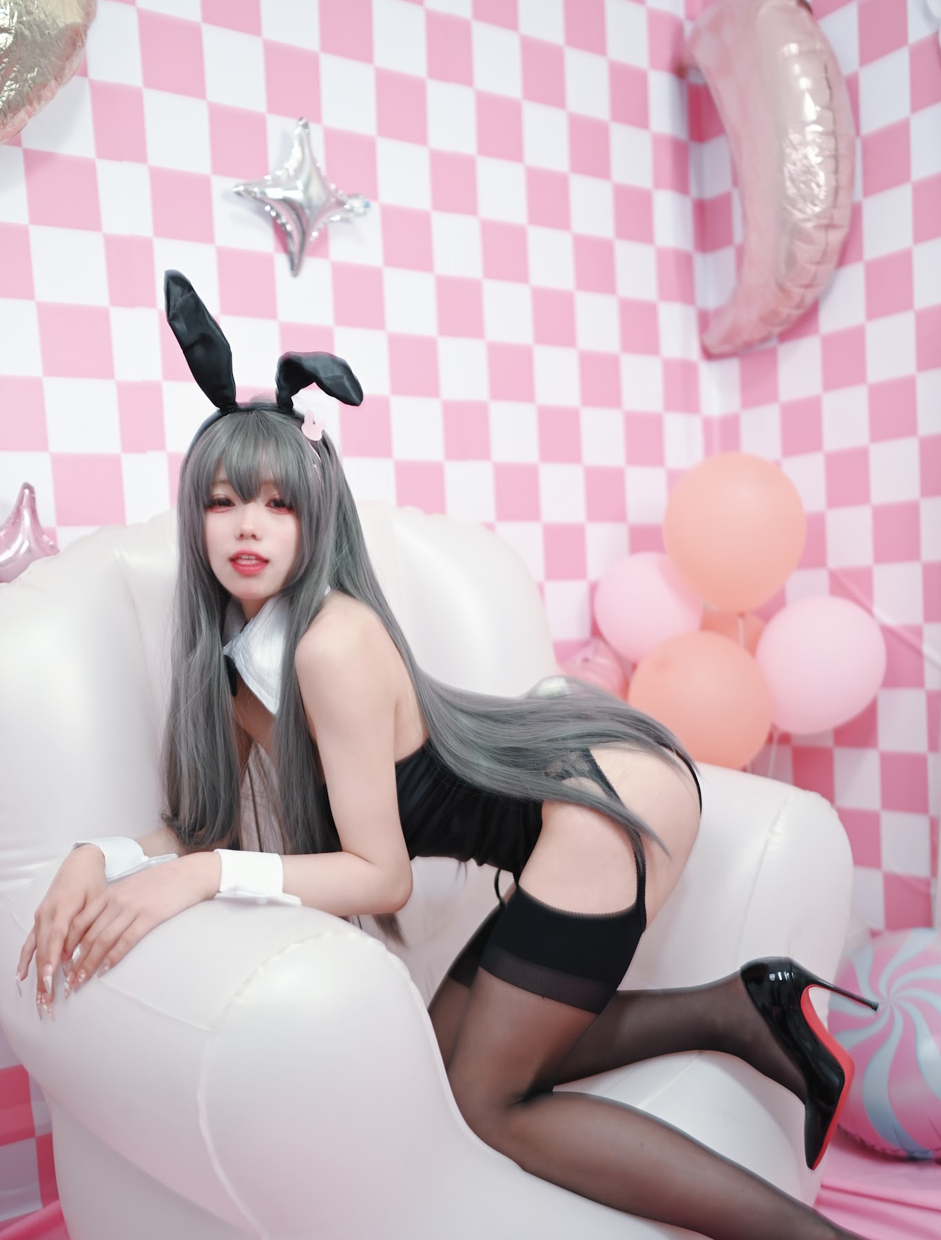 Coser@黏黏团子兔 – 樱岛麻衣兔女郎 - P2