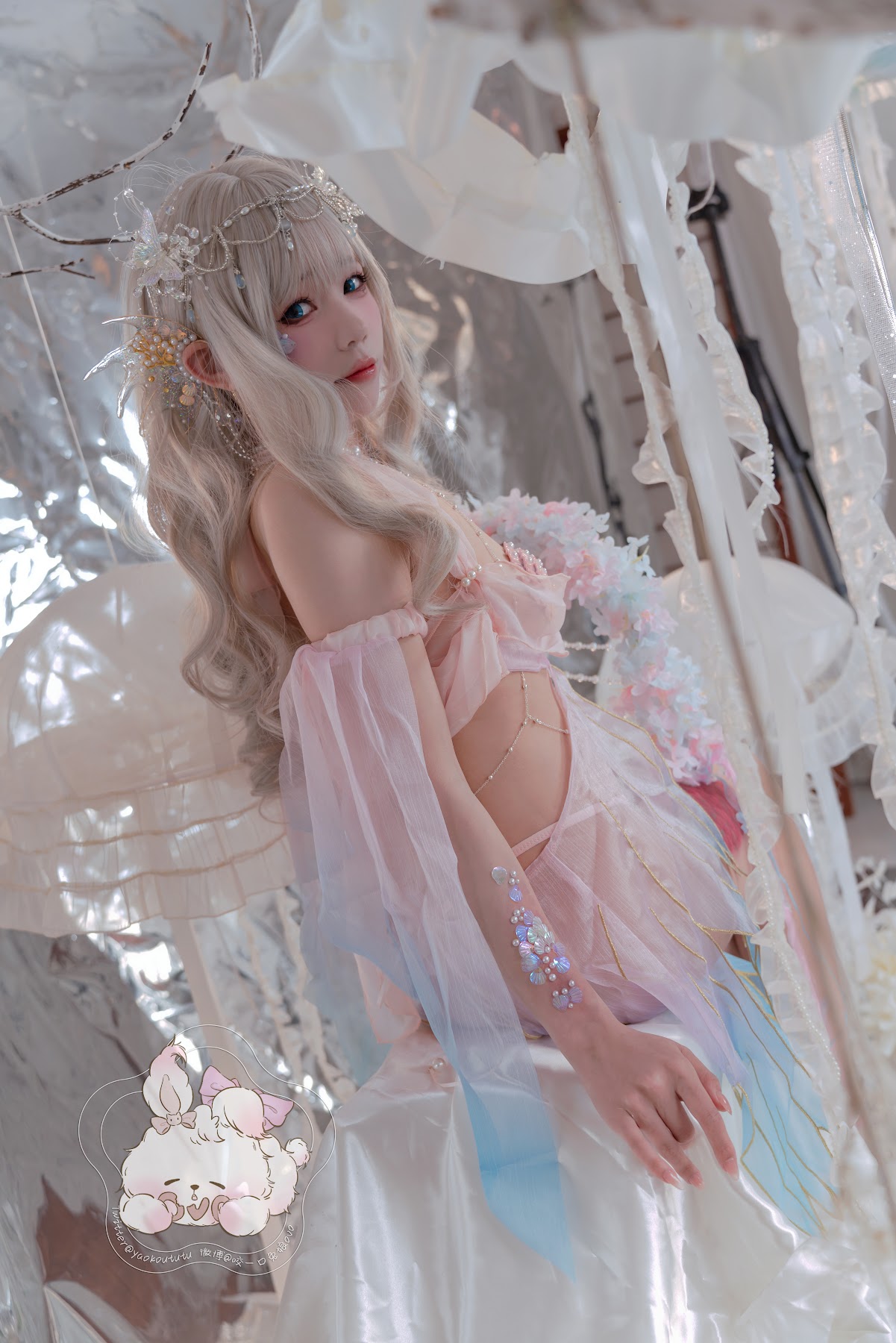 Coser@黏黏团子兔 – 海的女儿 - P9