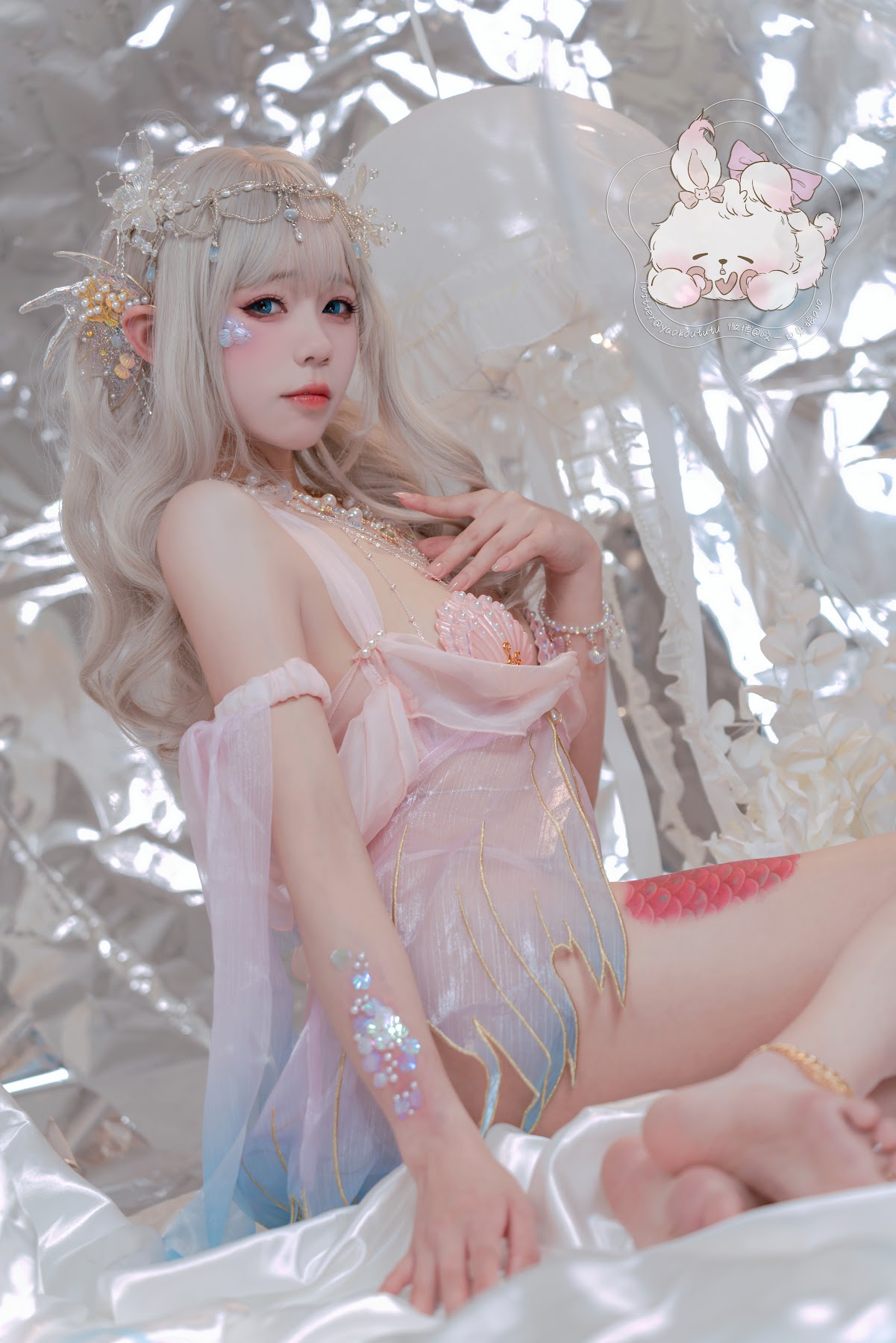 Coser@黏黏团子兔 – 海的女儿 - P33