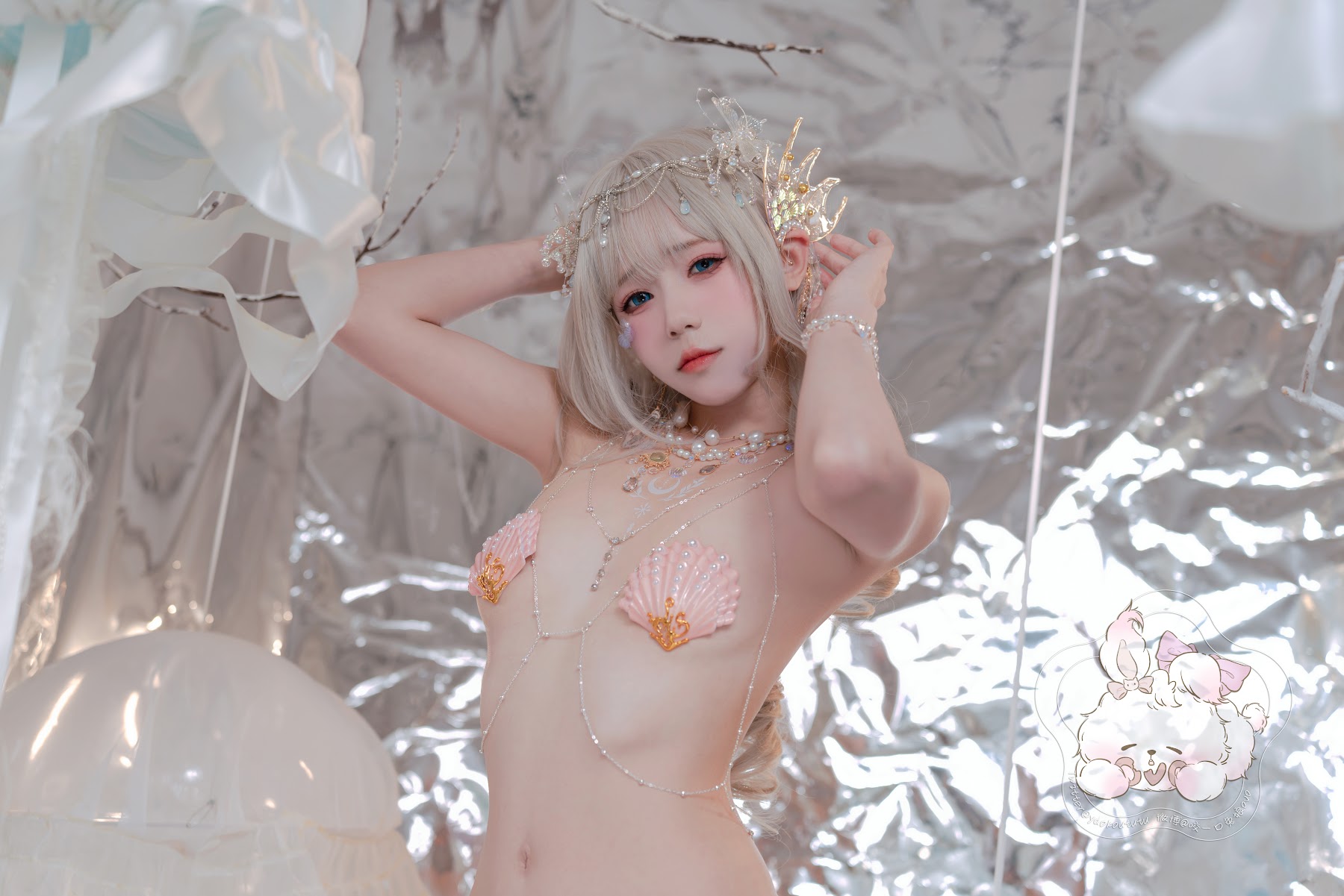 Coser@黏黏团子兔 – 海的女儿 - P45
