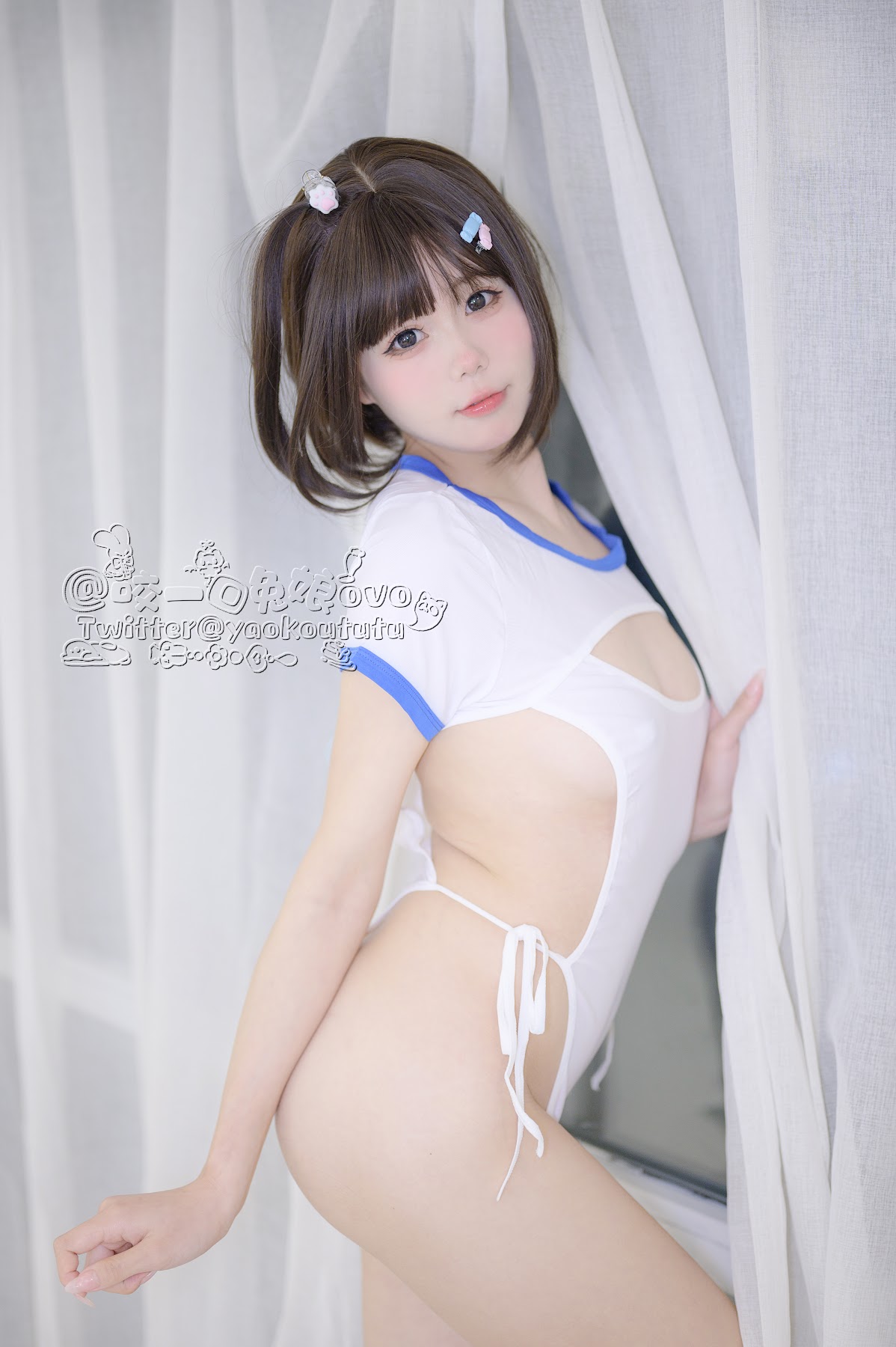 Coser@黏黏团子兔 – 纯白欲缸 - P2
