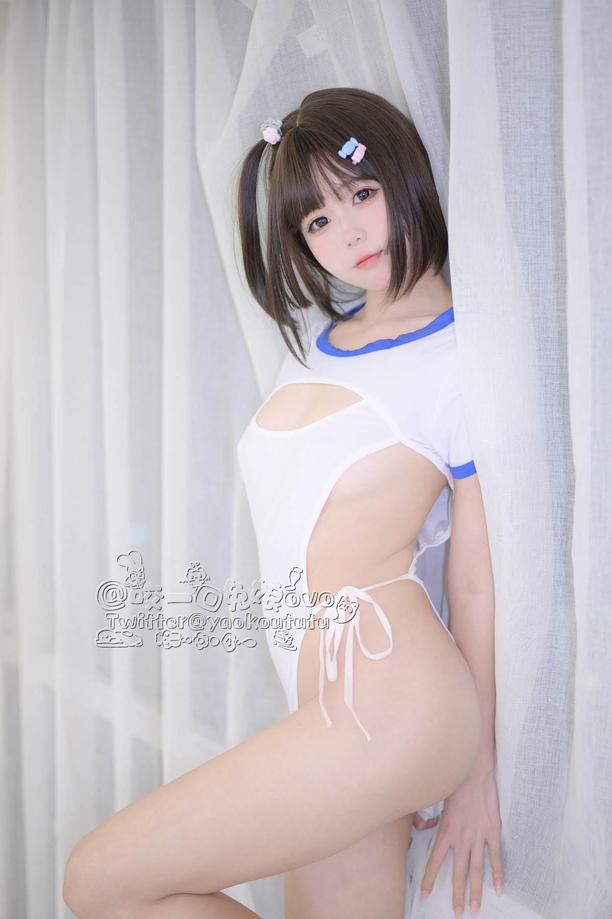 Coser@黏黏团子兔 – 纯白欲缸 - P3