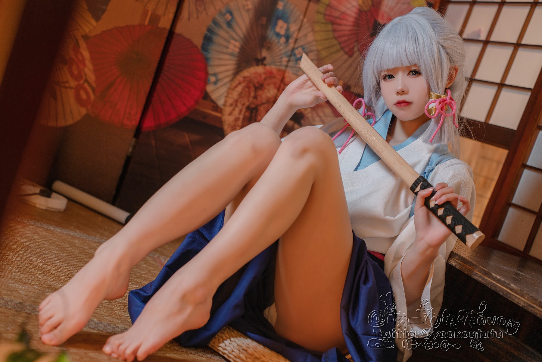 Coser@黏黏团子兔 – 绫华的小憩 - P13