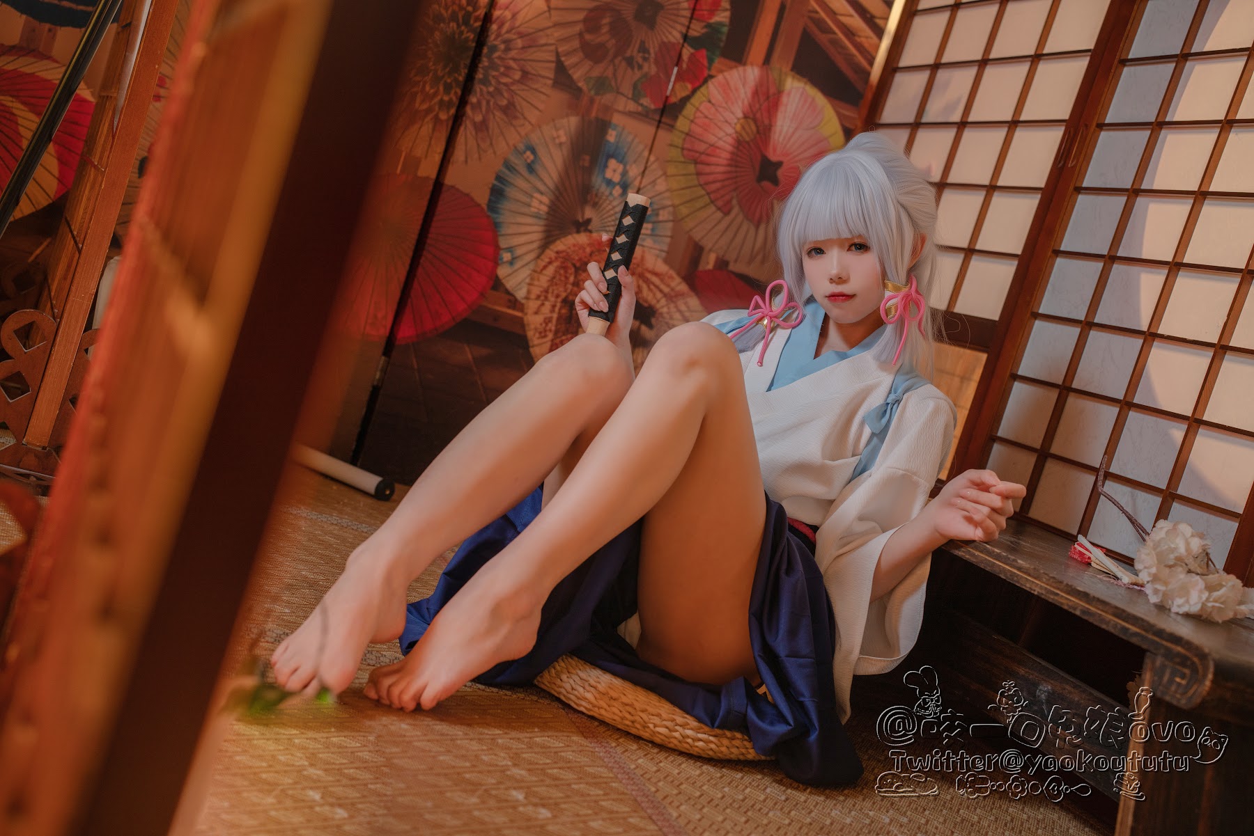 Coser@黏黏团子兔 – 绫华的小憩 - P14