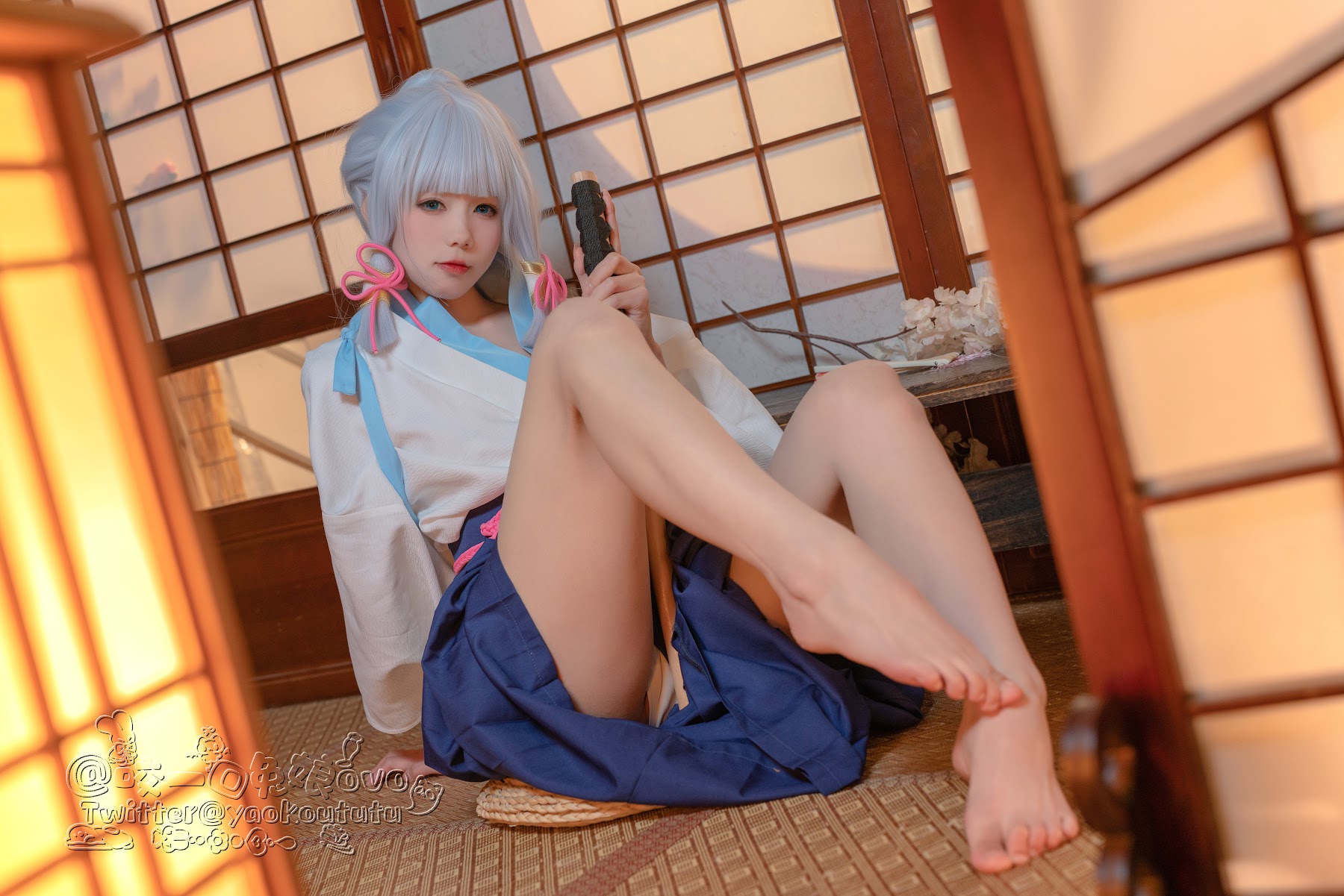 Coser@黏黏团子兔 – 绫华的小憩 - P21