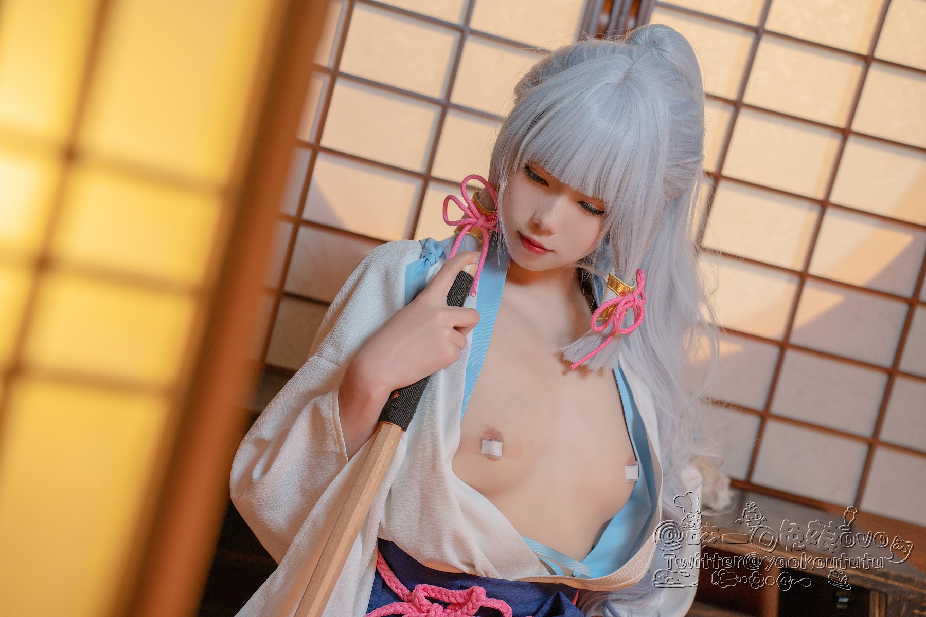 Coser@黏黏团子兔 – 绫华的小憩 - P24