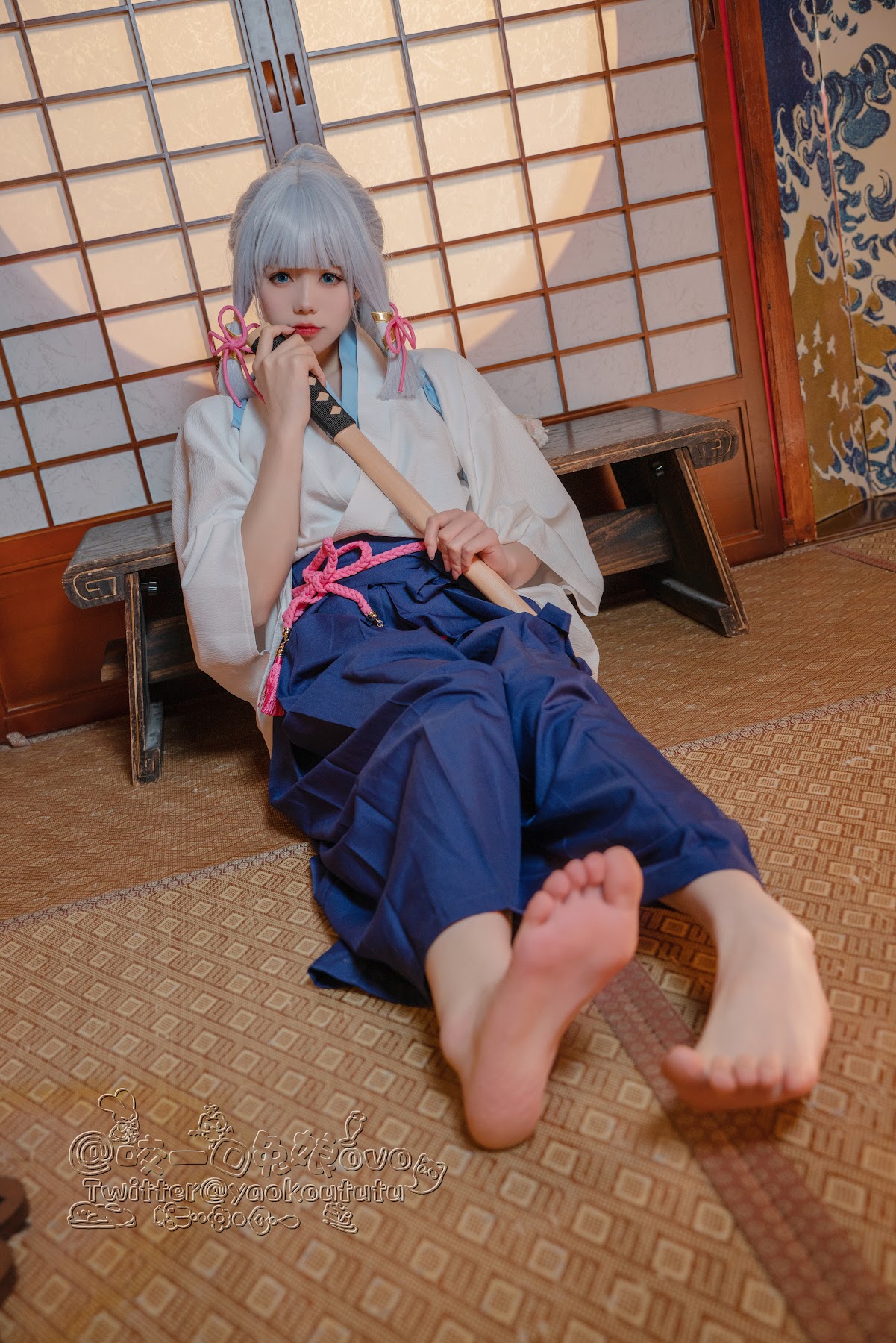 Coser@黏黏团子兔 – 绫华的小憩 - P2