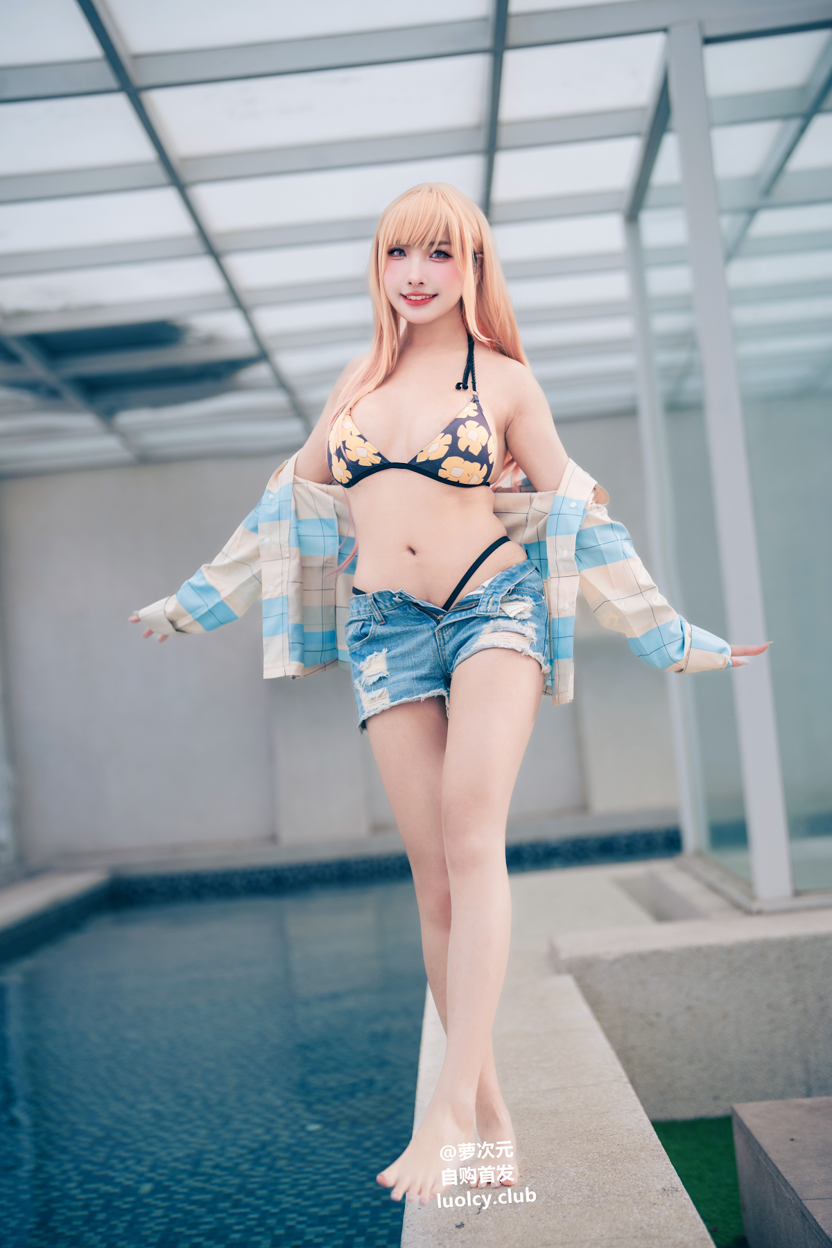 Coser@慕慕Momo – Marin 海夢 – Ver.泳裝 - P32