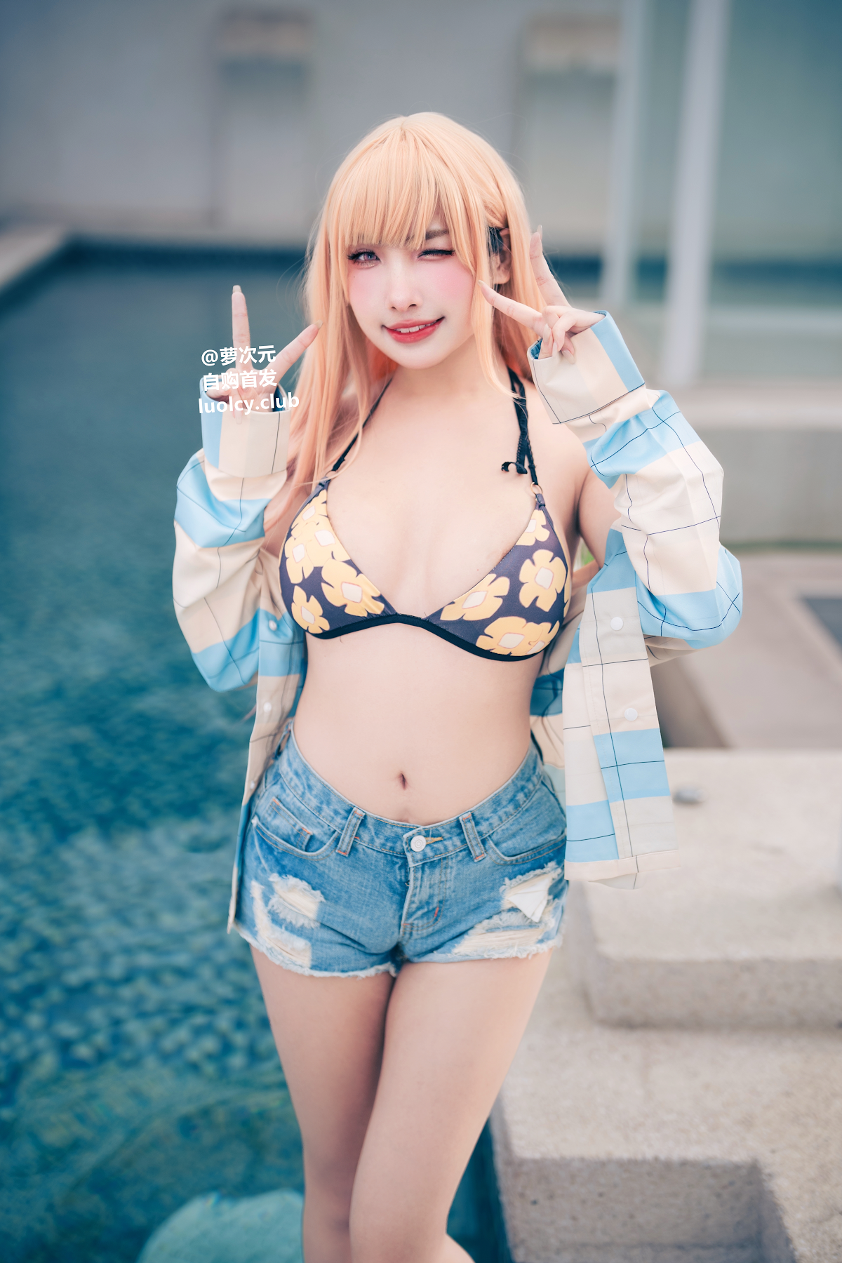 Coser@慕慕Momo – Marin 海夢 – Ver.泳裝 - P37