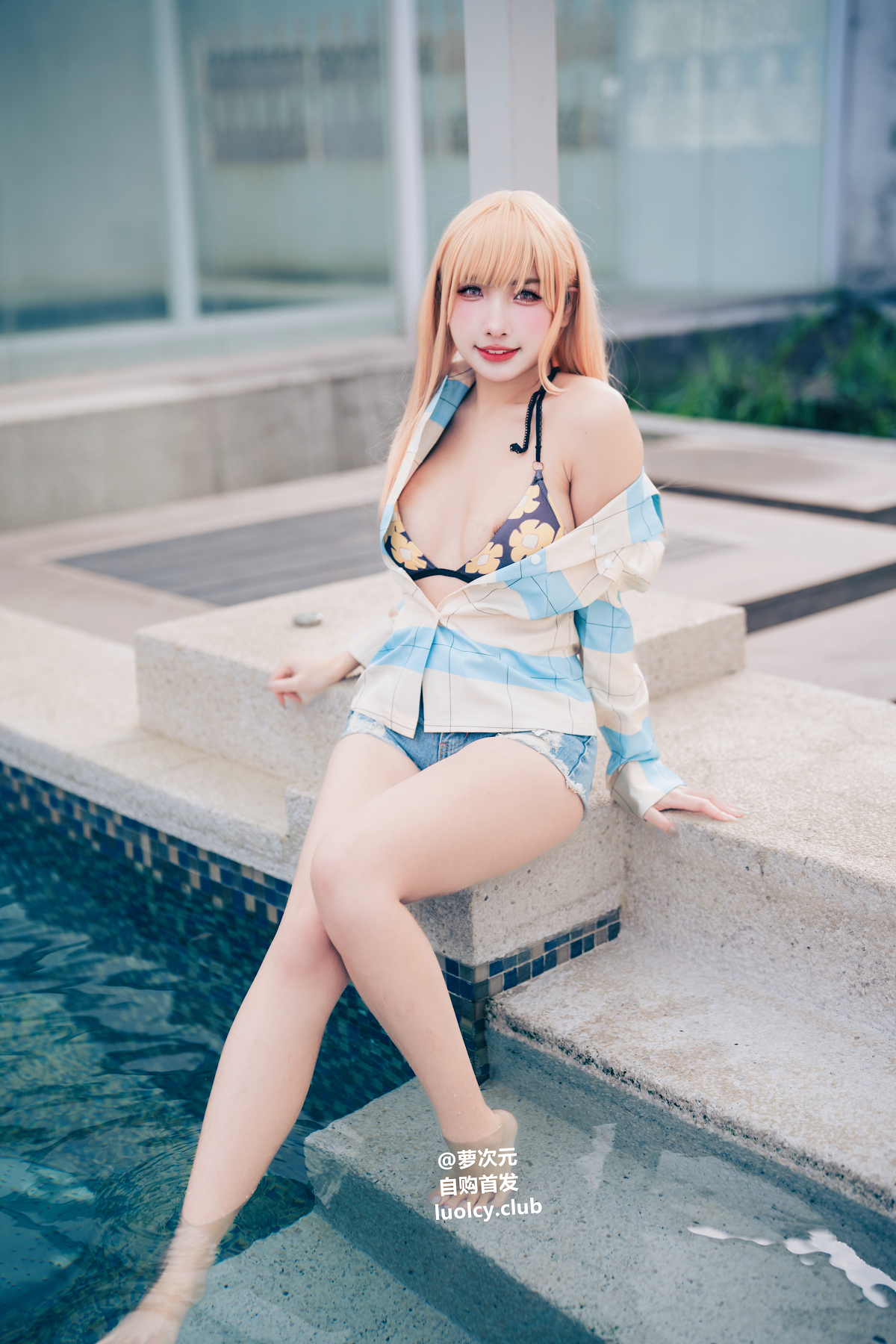 Coser@慕慕Momo – Marin 海夢 – Ver.泳裝 - P41