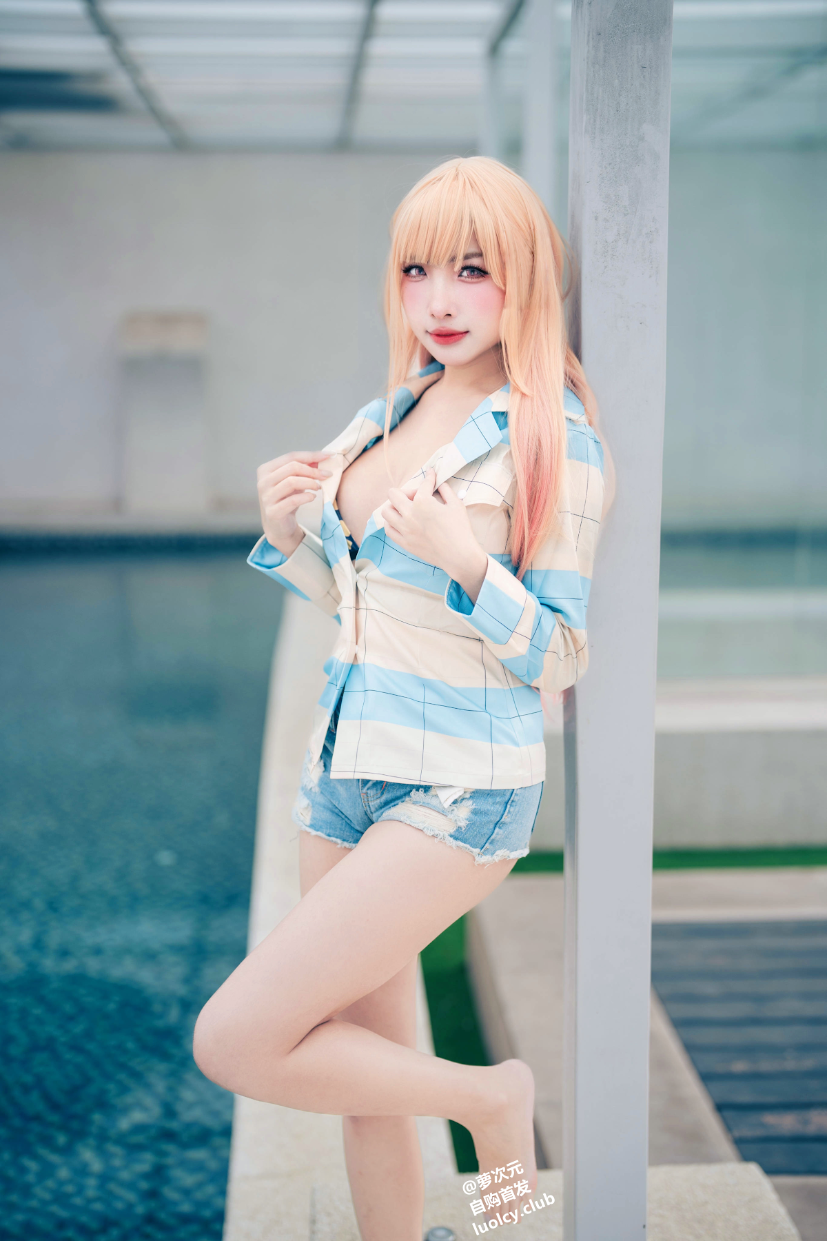 Coser@慕慕Momo – Marin 海夢 – Ver.泳裝 - P43