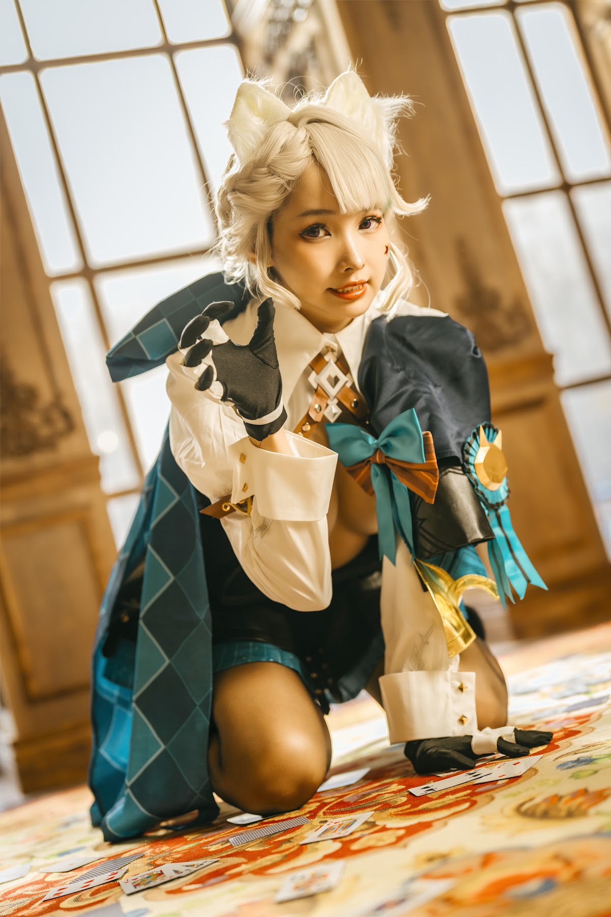 Coser@慕慕Momo – 原神 Genshin 琳妮特的色情魔術 室内 - P16