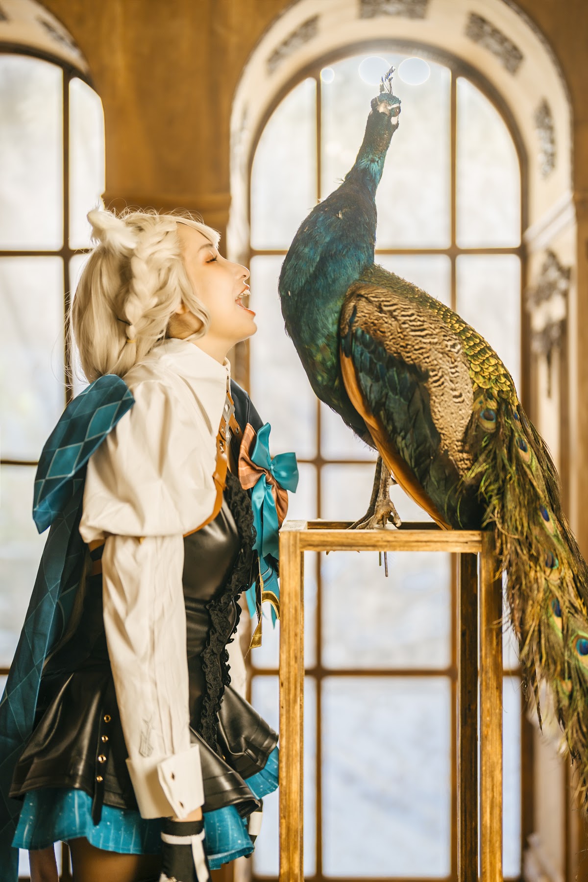 Coser@慕慕Momo – 原神 Genshin 琳妮特的色情魔術 室内 - P24