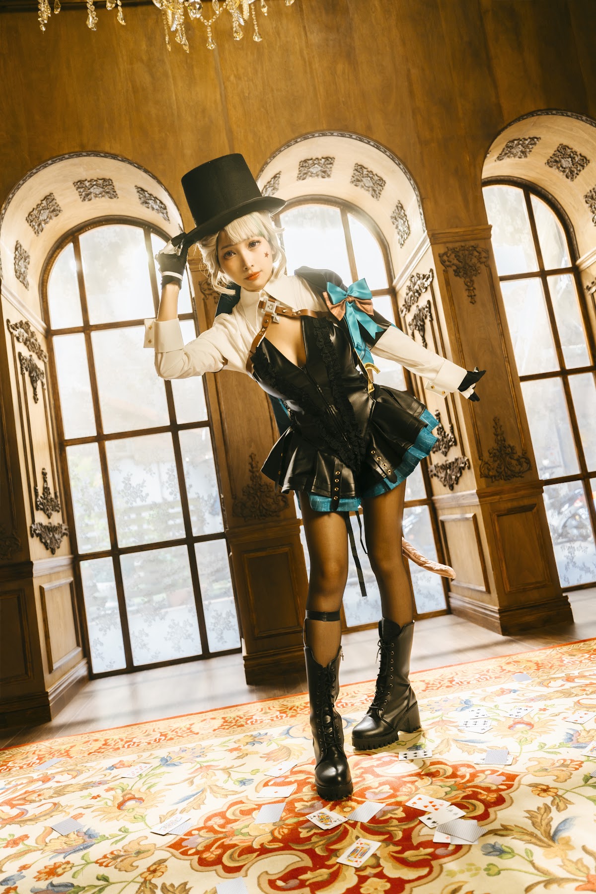 Coser@慕慕Momo – 原神 Genshin 琳妮特的色情魔術 室内 - P34