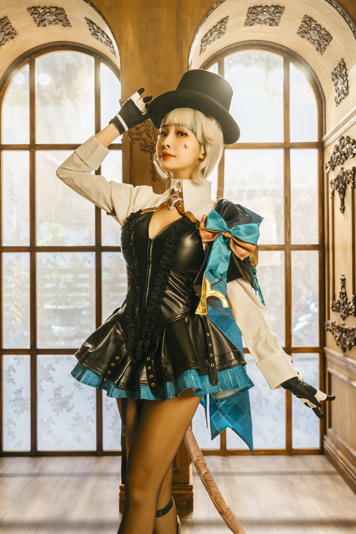 Coser@慕慕Momo – 原神 Genshin 琳妮特的色情魔術 室内 - P55