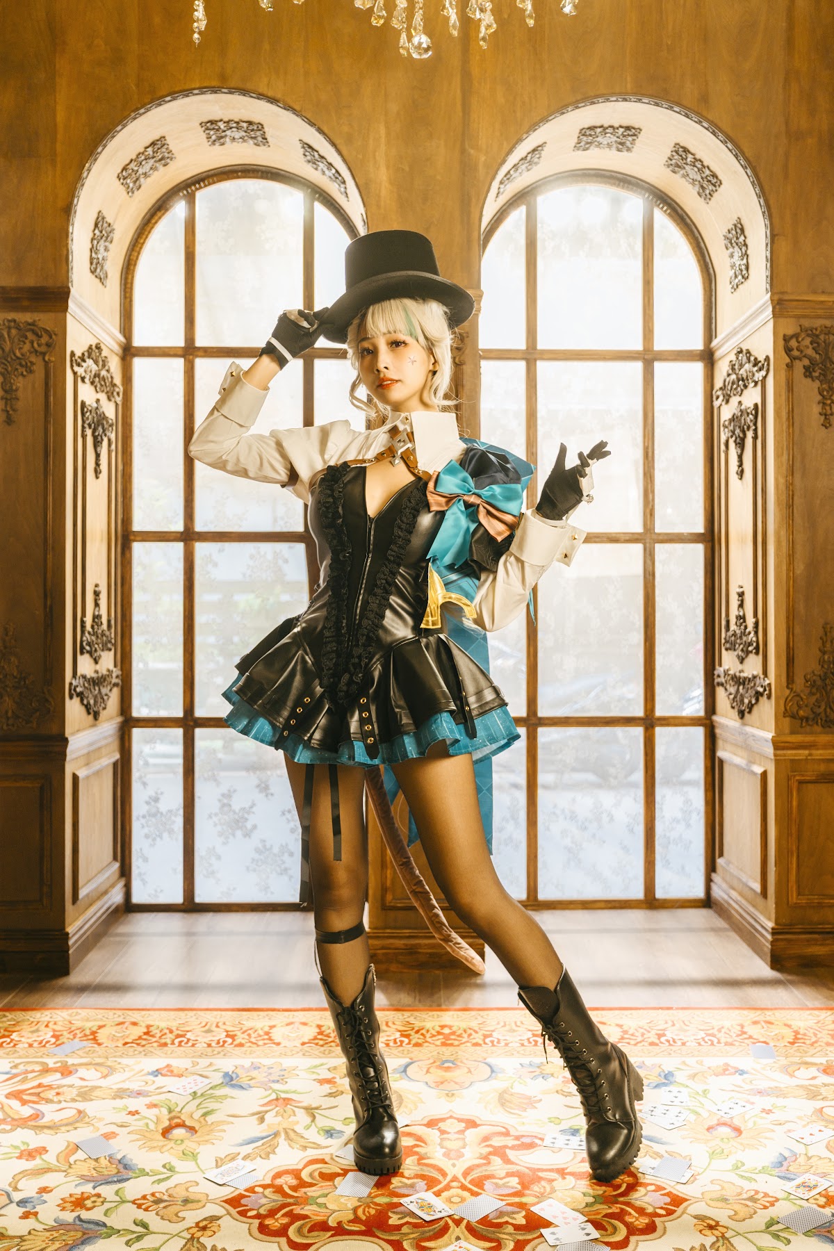 Coser@慕慕Momo – 原神 Genshin 琳妮特的色情魔術 室内 - P56