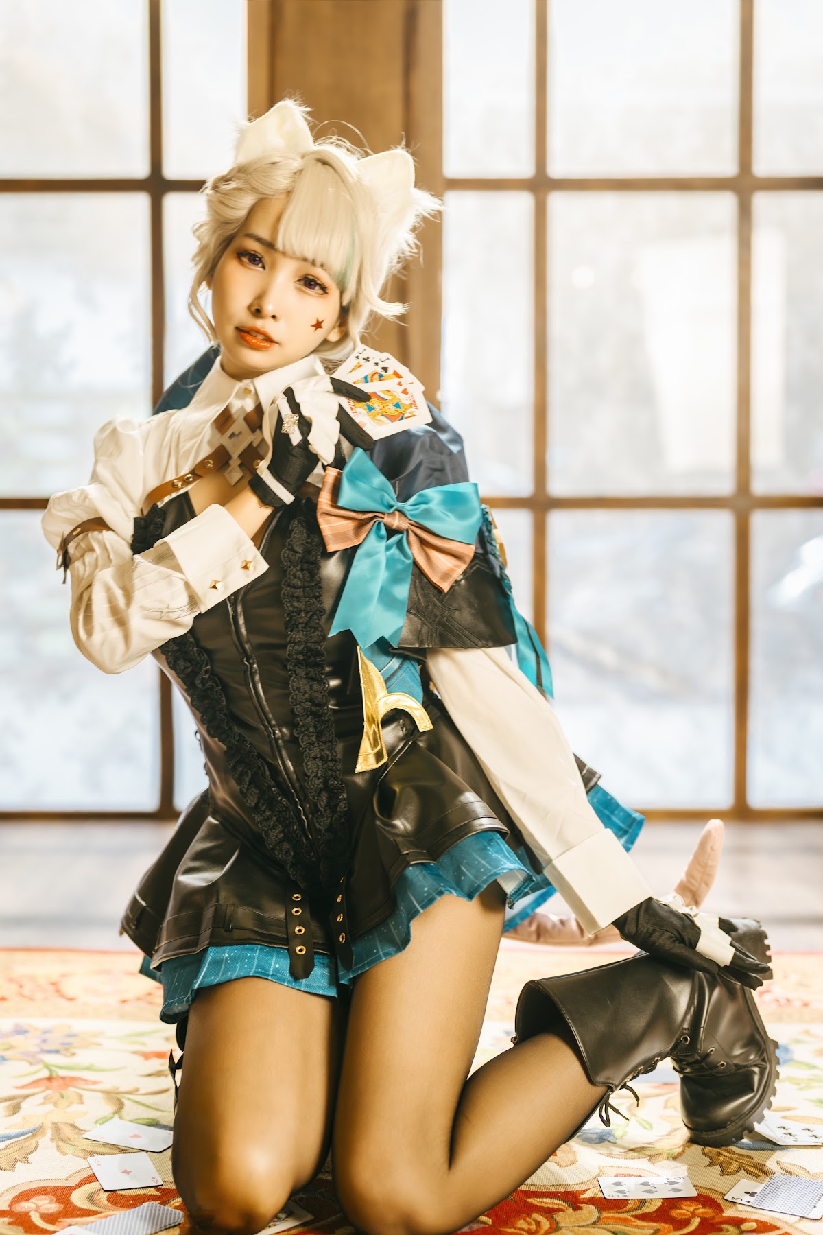 Coser@慕慕Momo – 原神 Genshin 琳妮特的色情魔術 室内 - P7