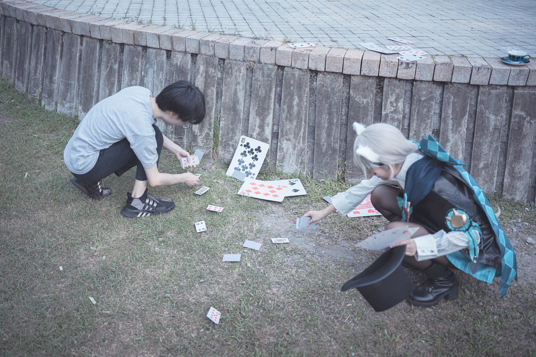 Coser@慕慕Momo – 原神 Genshin 琳妮特的色情魔術 室外 - P16