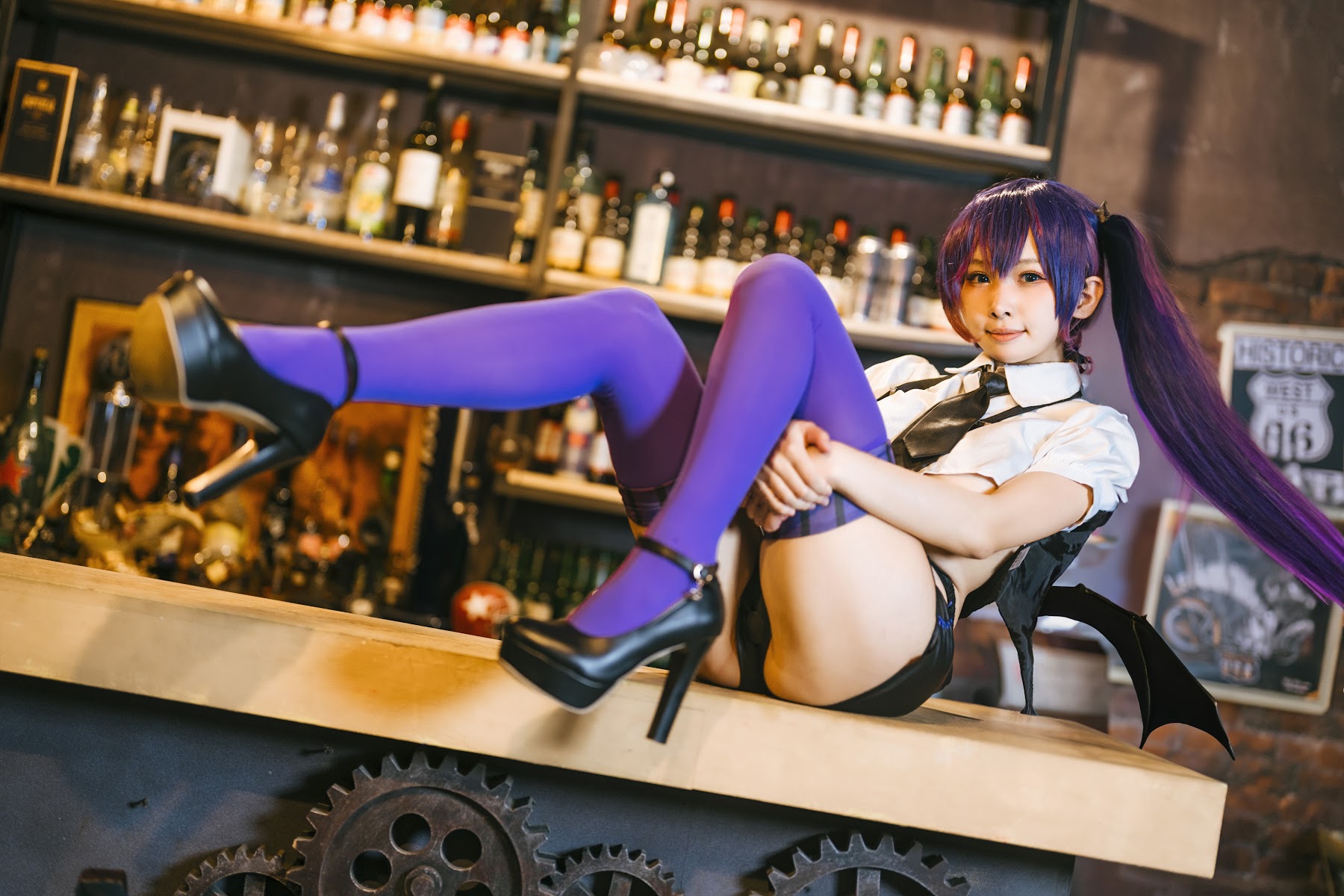 Coser@慕慕Momo – 小惡魔的魅惑之吻-魔太郎 - P34
