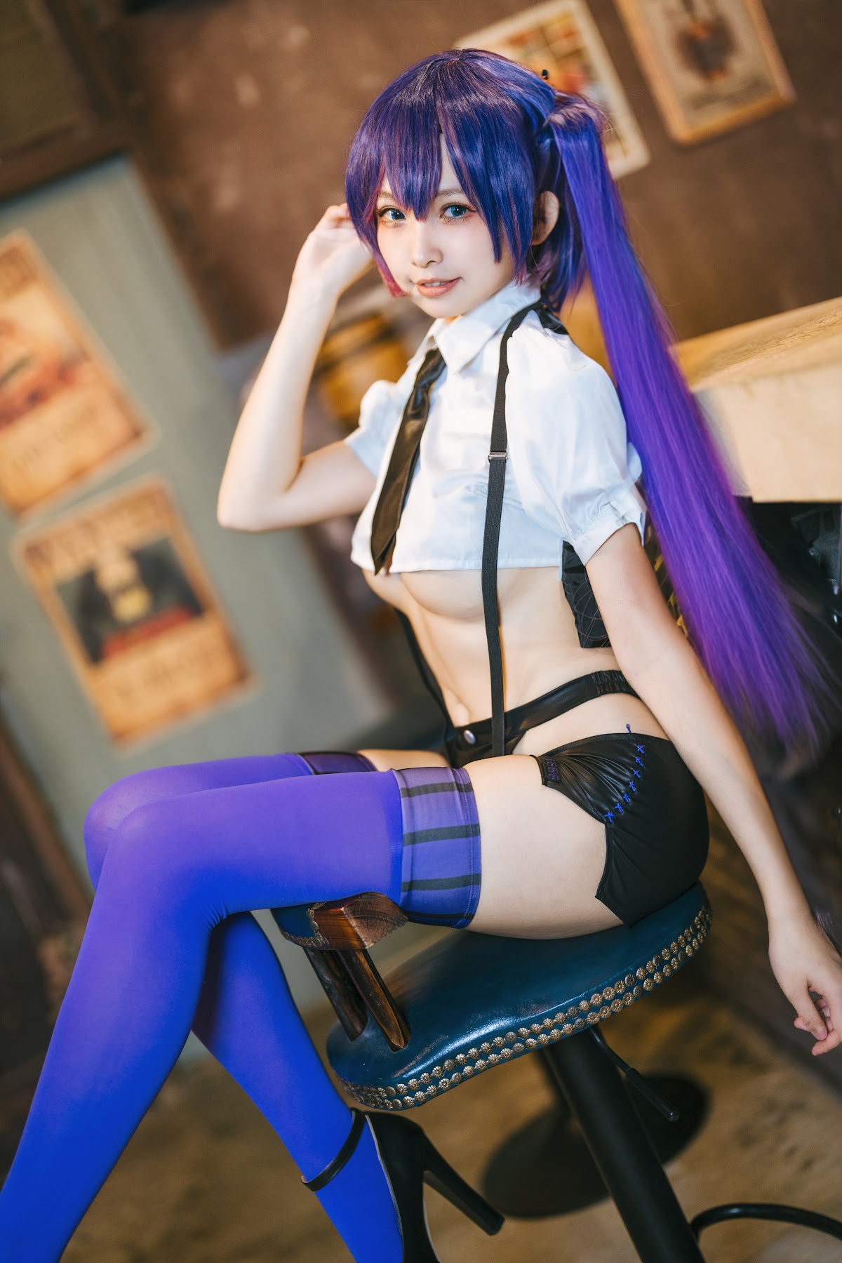 Coser@慕慕Momo – 小惡魔的魅惑之吻-魔太郎 - P43