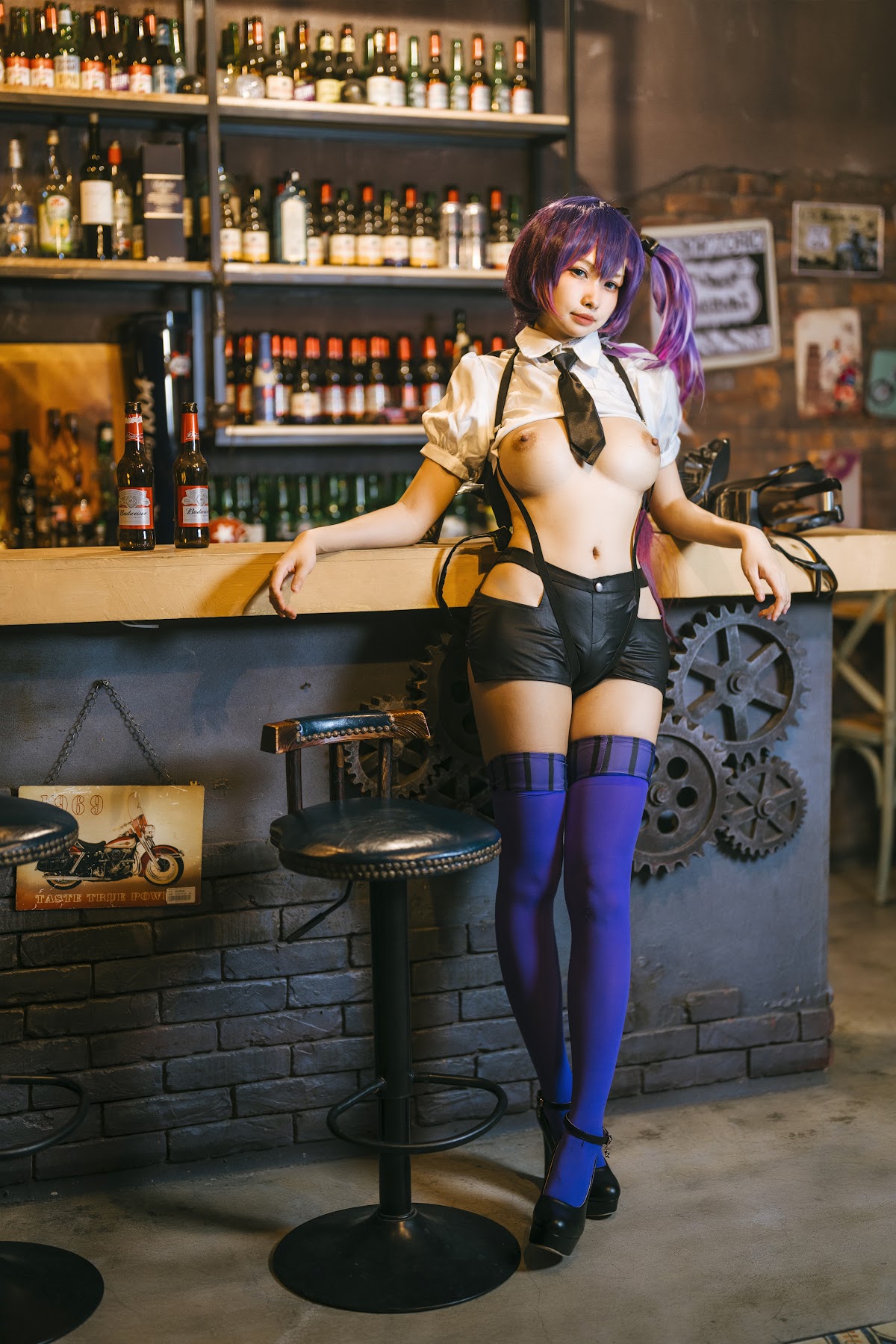 Coser@慕慕Momo – 小惡魔的魅惑之吻-魔太郎 - P44