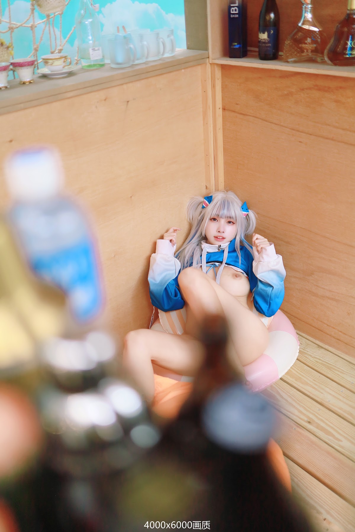 Coser@慕慕Momo – 鲨鱼制服 Gura - P13
