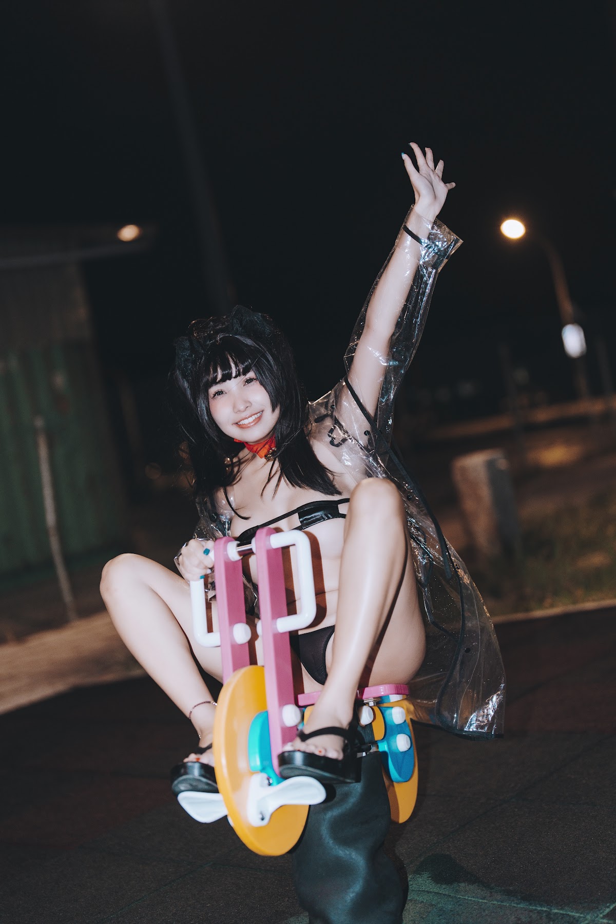 Coser@慕慕Momo – 溜雨衣貓貓 - P11