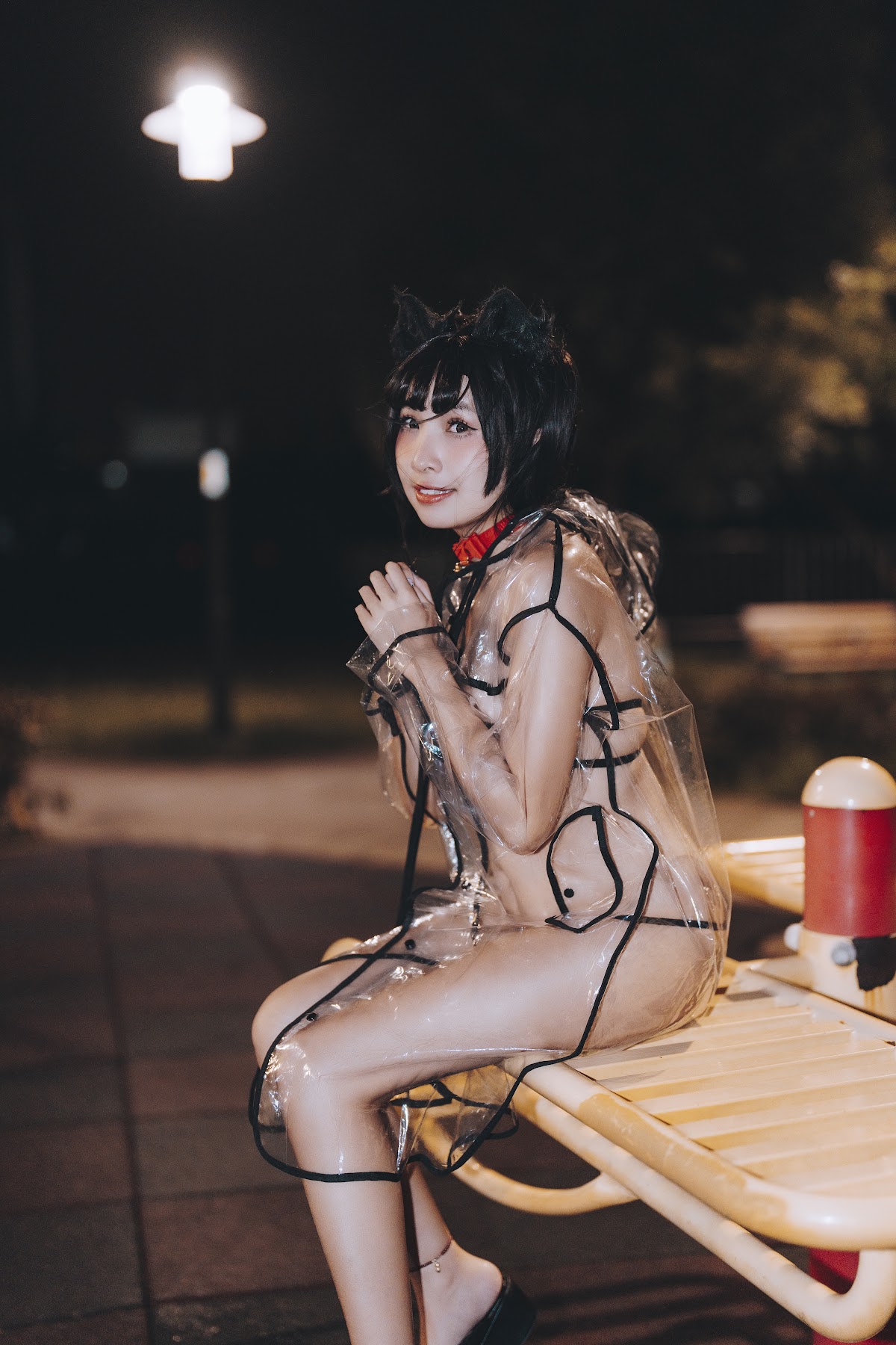 Coser@慕慕Momo – 溜雨衣貓貓 - P12